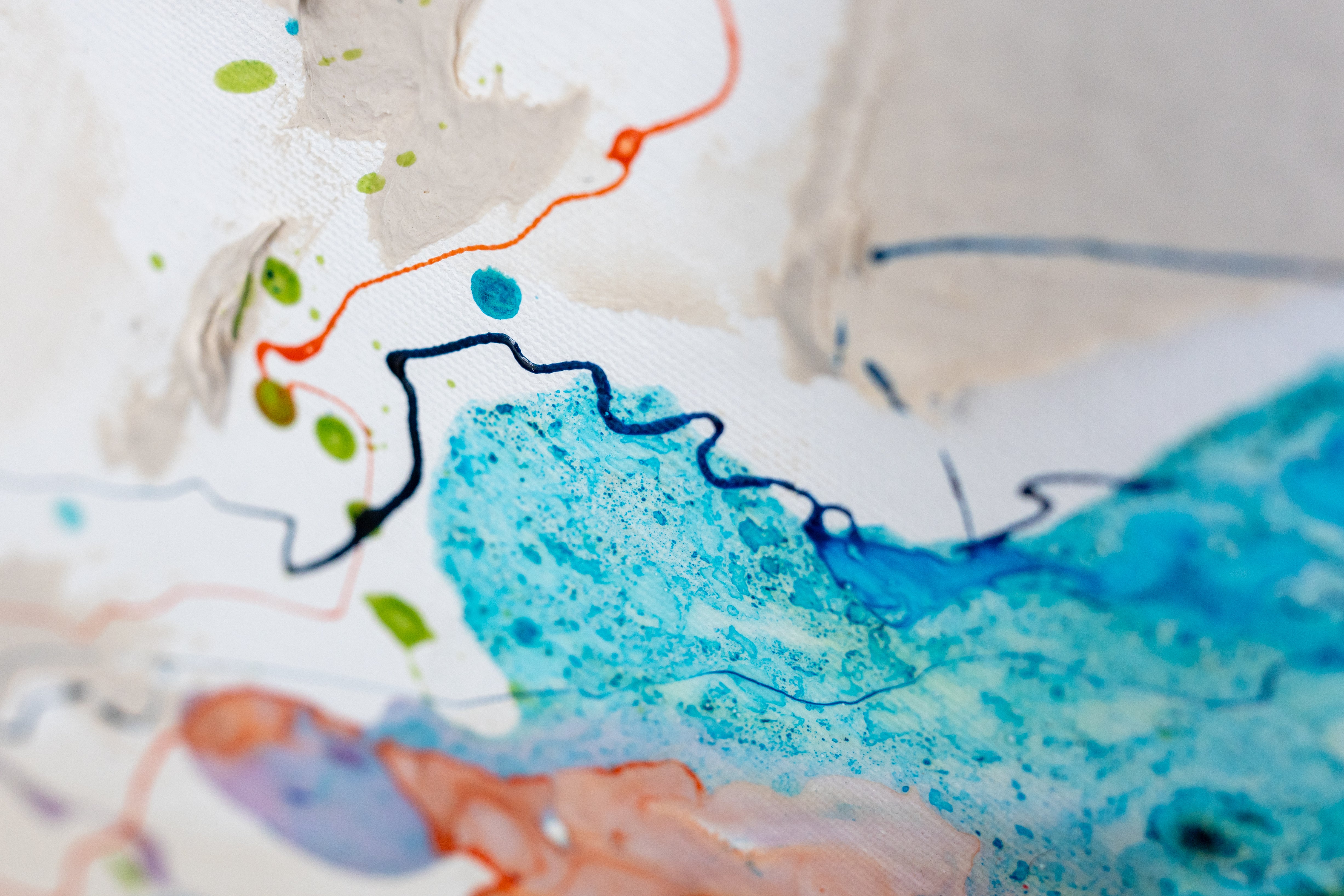 Moltenism, Original painting on canvas, 89x130cm, MO12