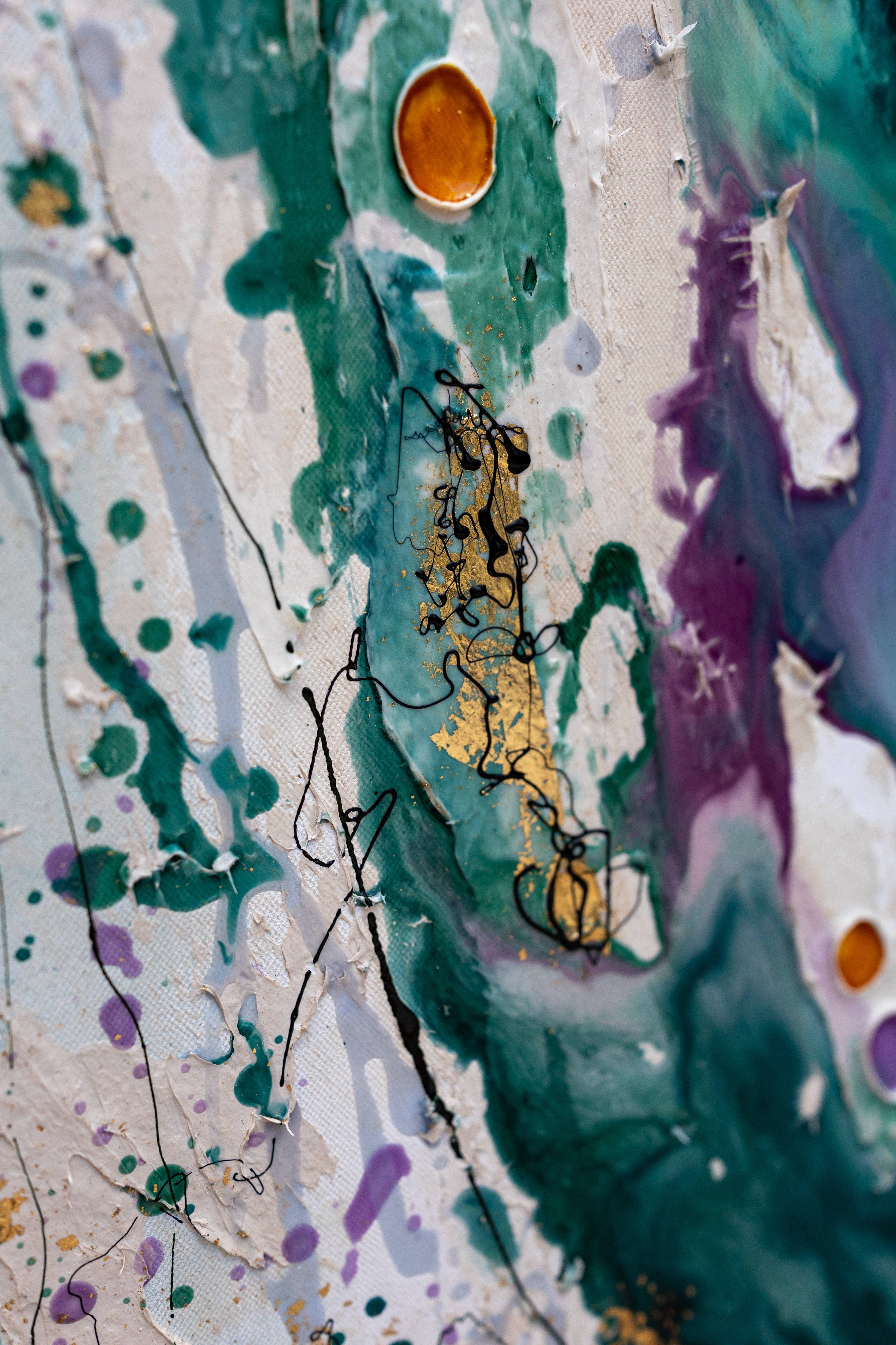 Moltenism, Original painting on canvas, 160x200cm, MO37