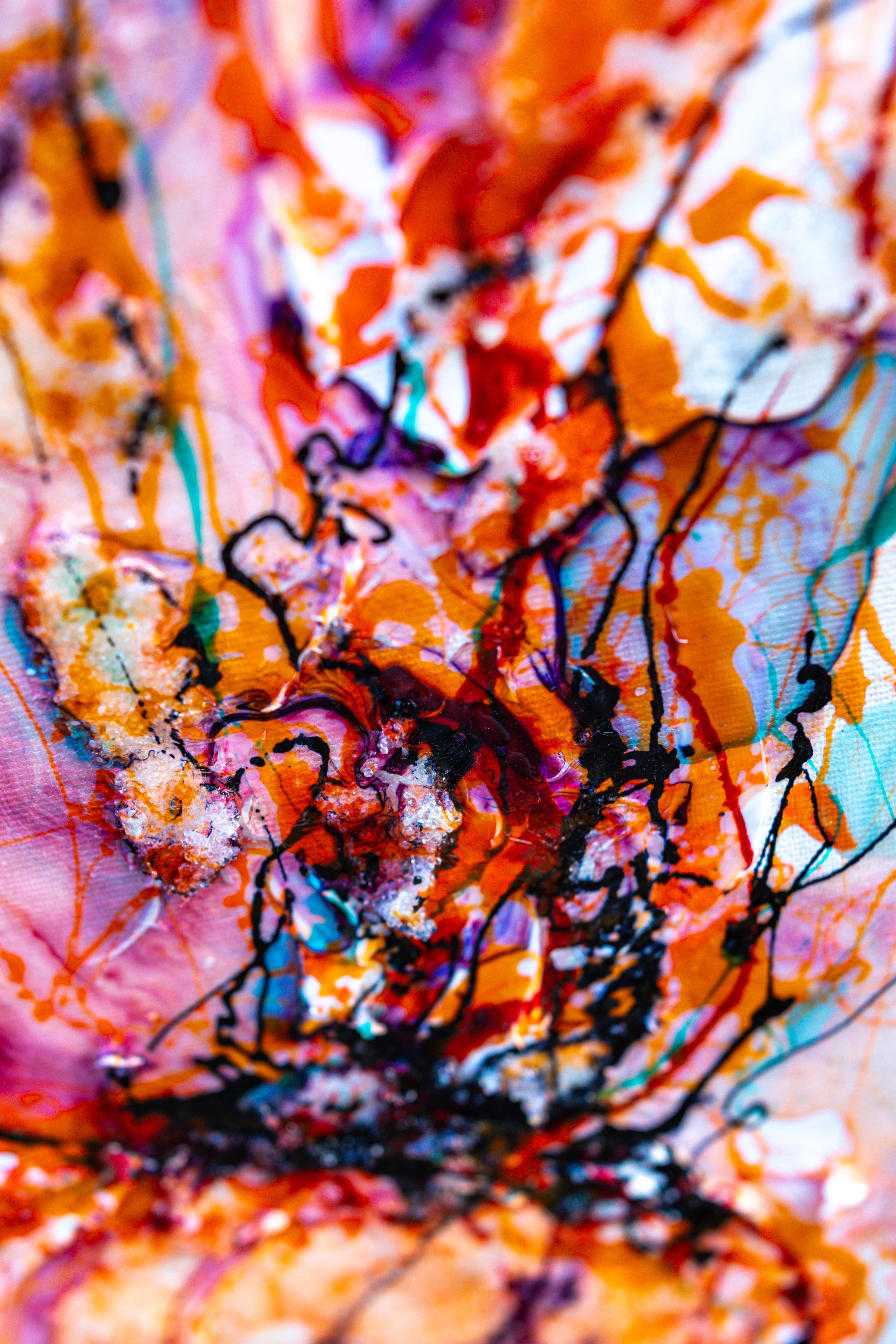 Moltenism, Original painting on canvas, 50x100cm, MO41, Introverts 2026 series