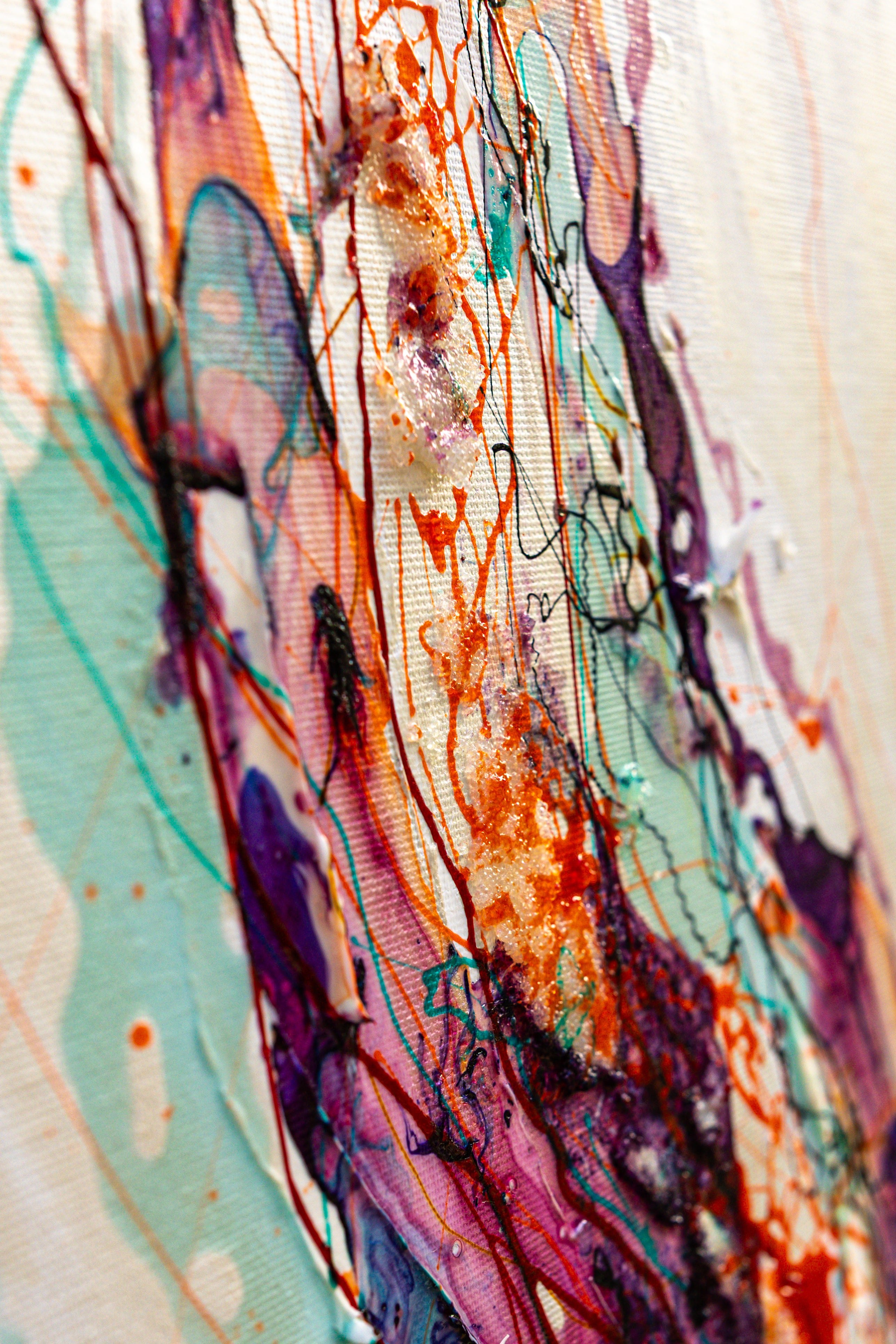 Moltenism, Original painting on canvas, 50x100cm, MO42, Introverts 2026 series