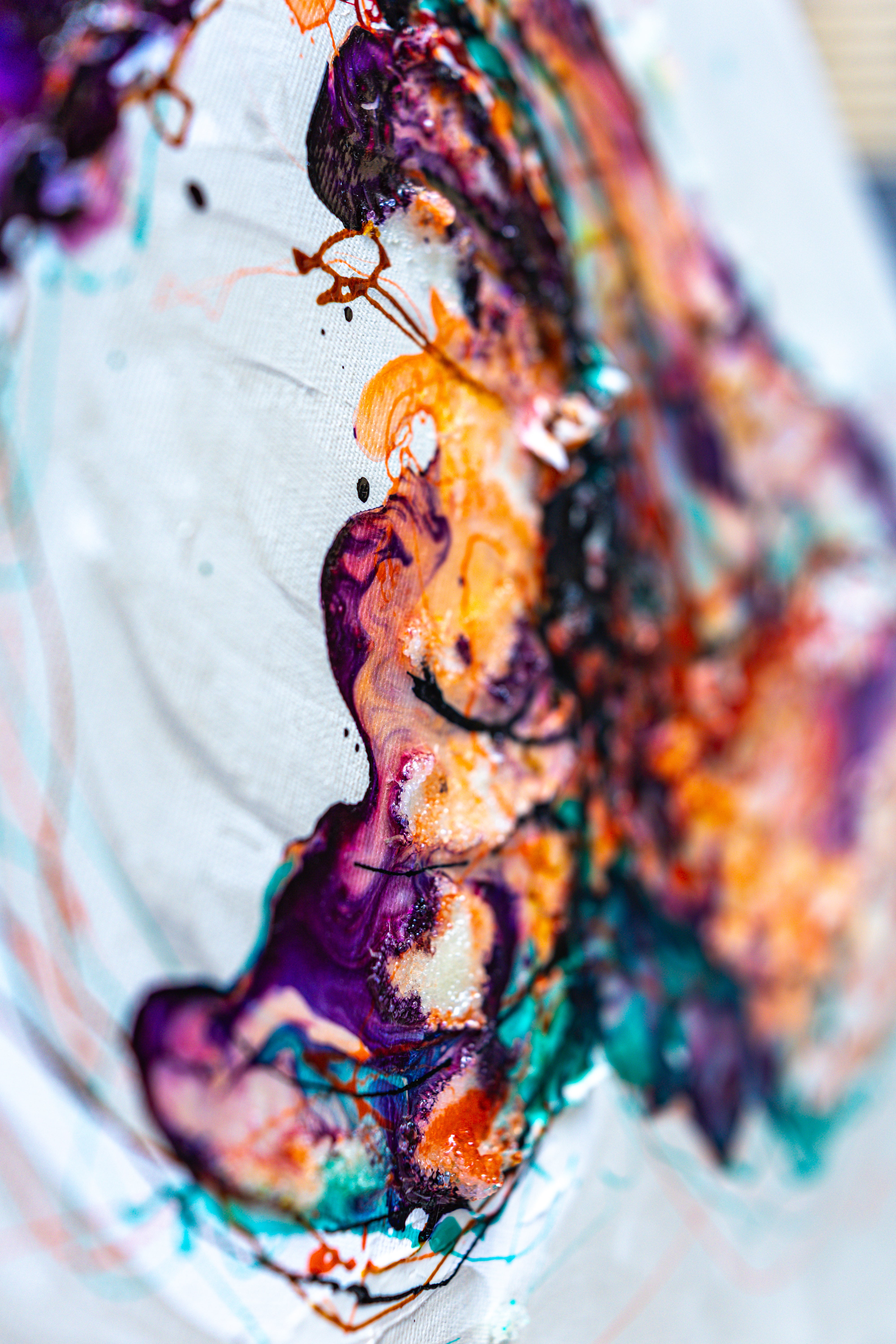 Moltenism, Original painting on canvas, 50x100cm, MO43, Introverts 2026 series