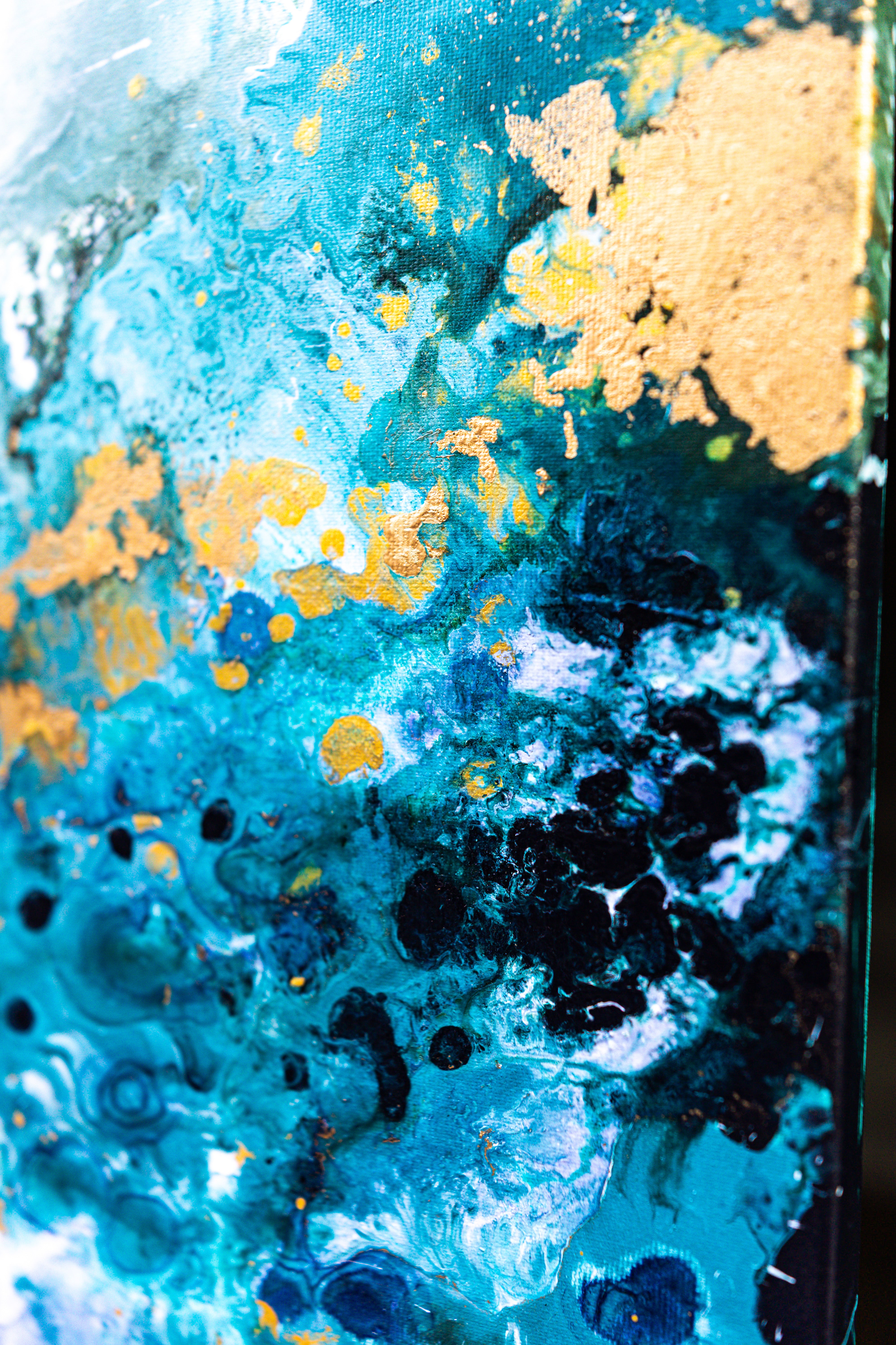 Abstract Painting, Textured, 130x89cm, mona12