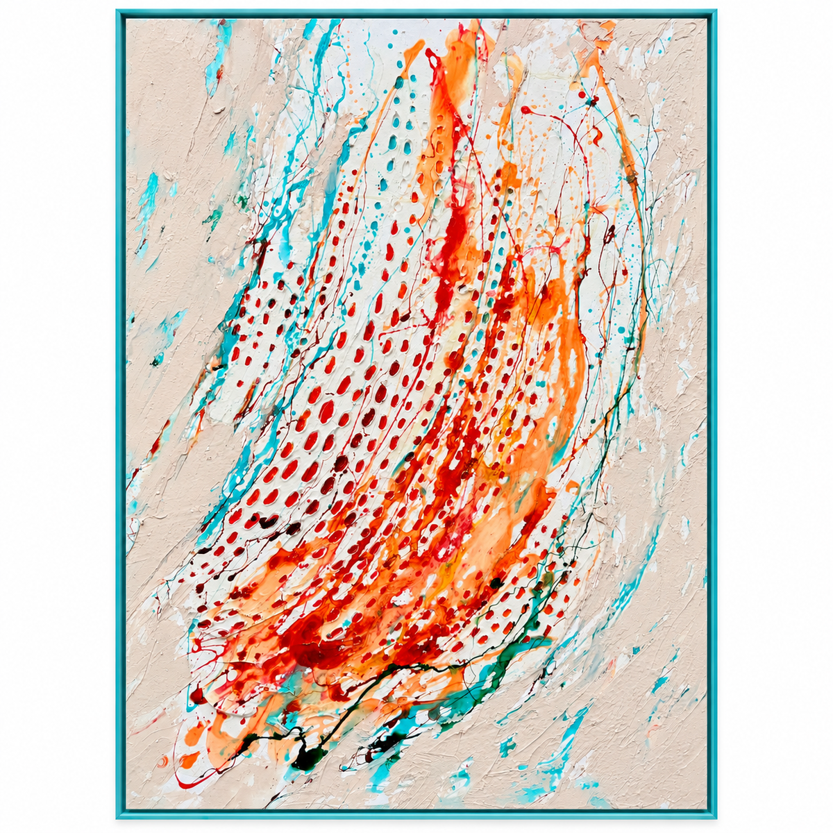 Sirocco Sail – Moltenism Abstract Painting, 80x120cm