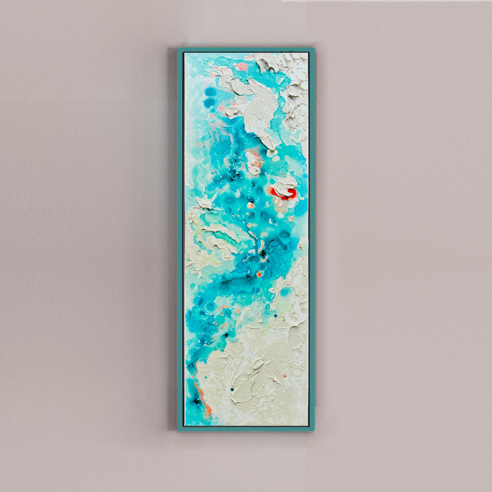 "Hormuz island 8" Original painting on Canvas, 30x90 cm, Moltenism