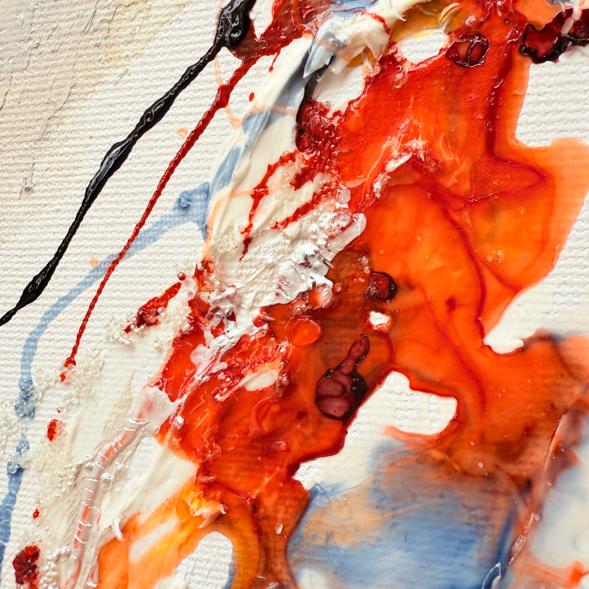 Introverts I – Jellyfish Moltenism Painting, 30x60cm