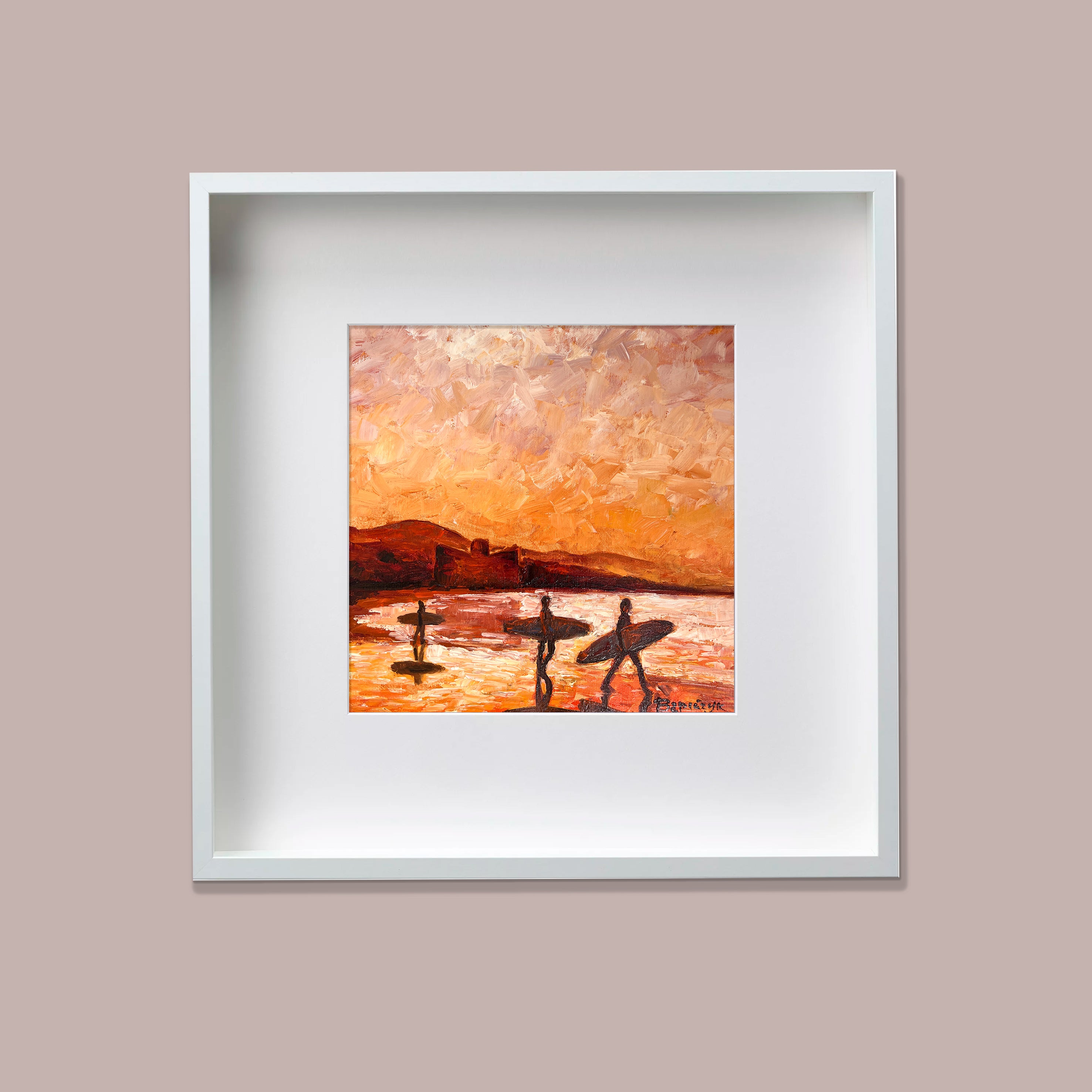 Original painting, Oil on canvas, 30x30cm, Las Palmas 70