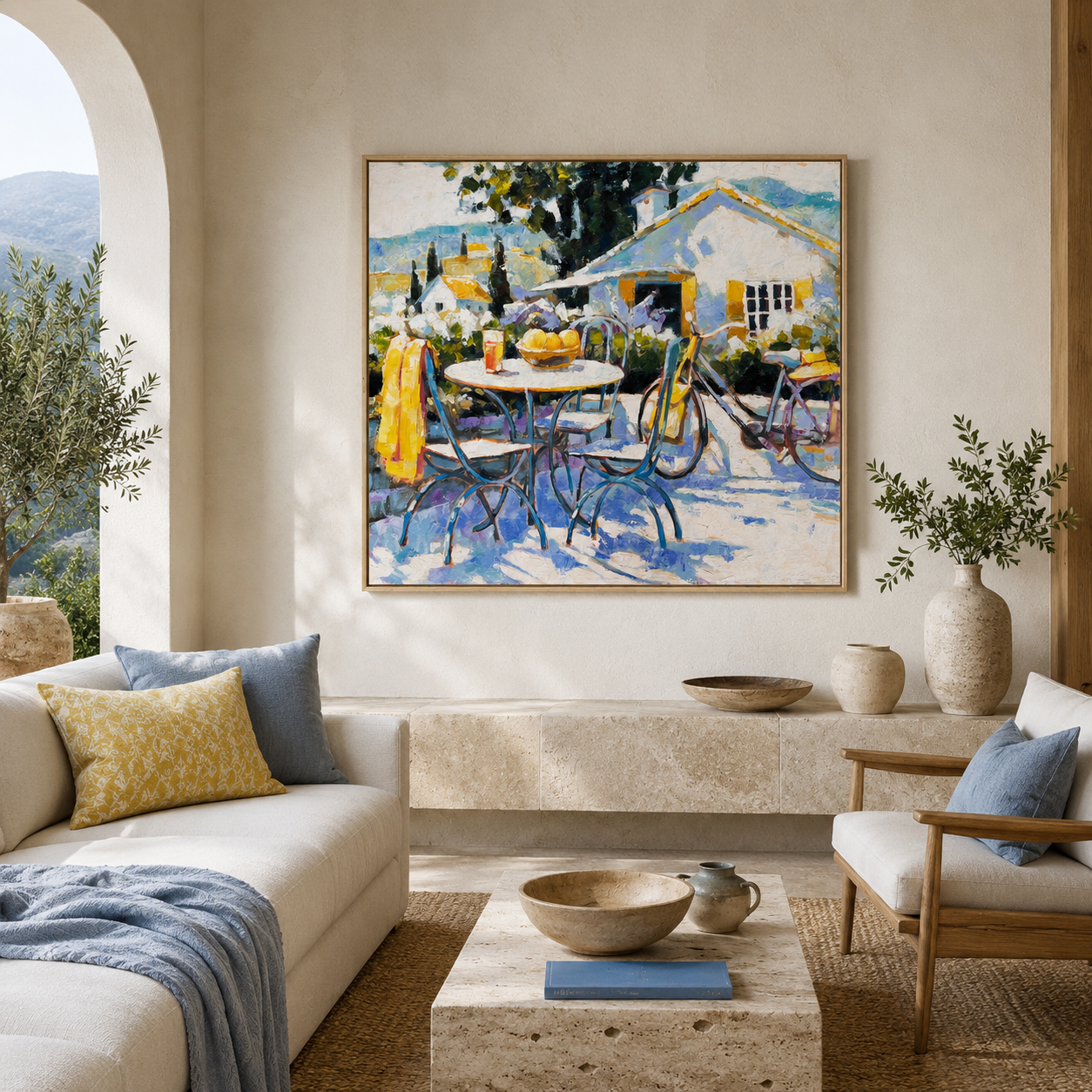French Countryside Summer Painting | Summer Afternoon in Provence, 60х70cm