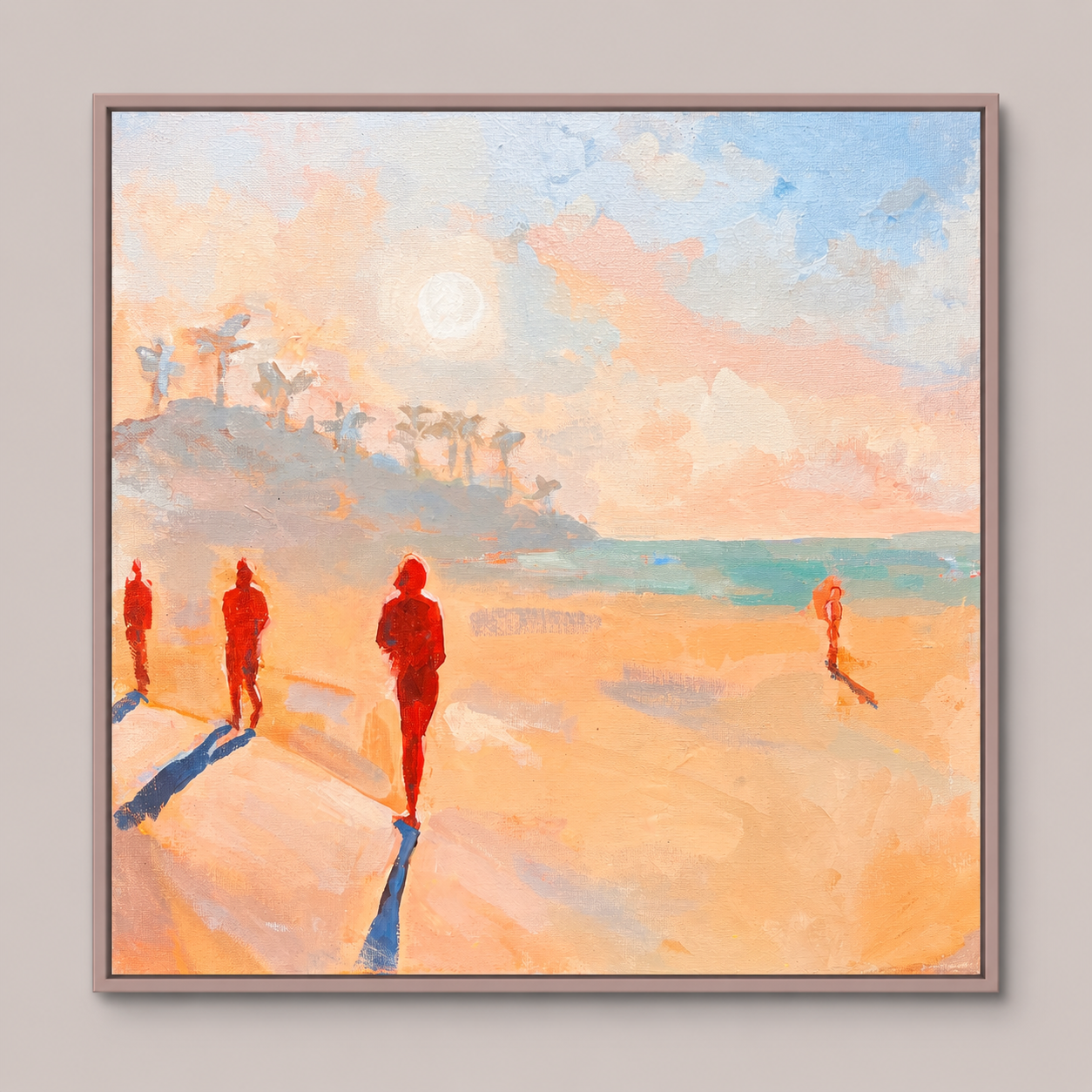 Carefree Summer – Painting, 40х40cm