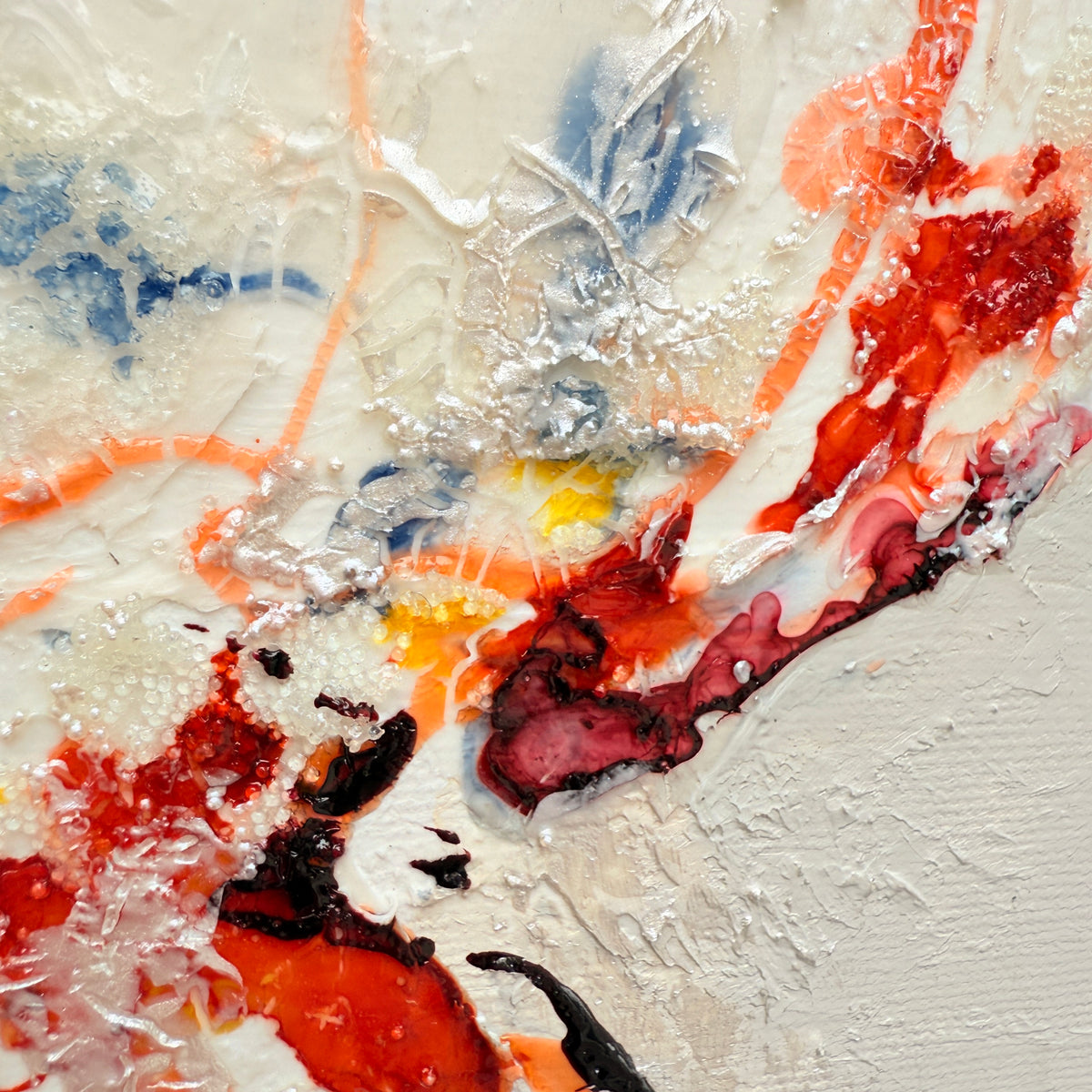 Silent Drift — pintura Moltenism original, 30 × 60 cm