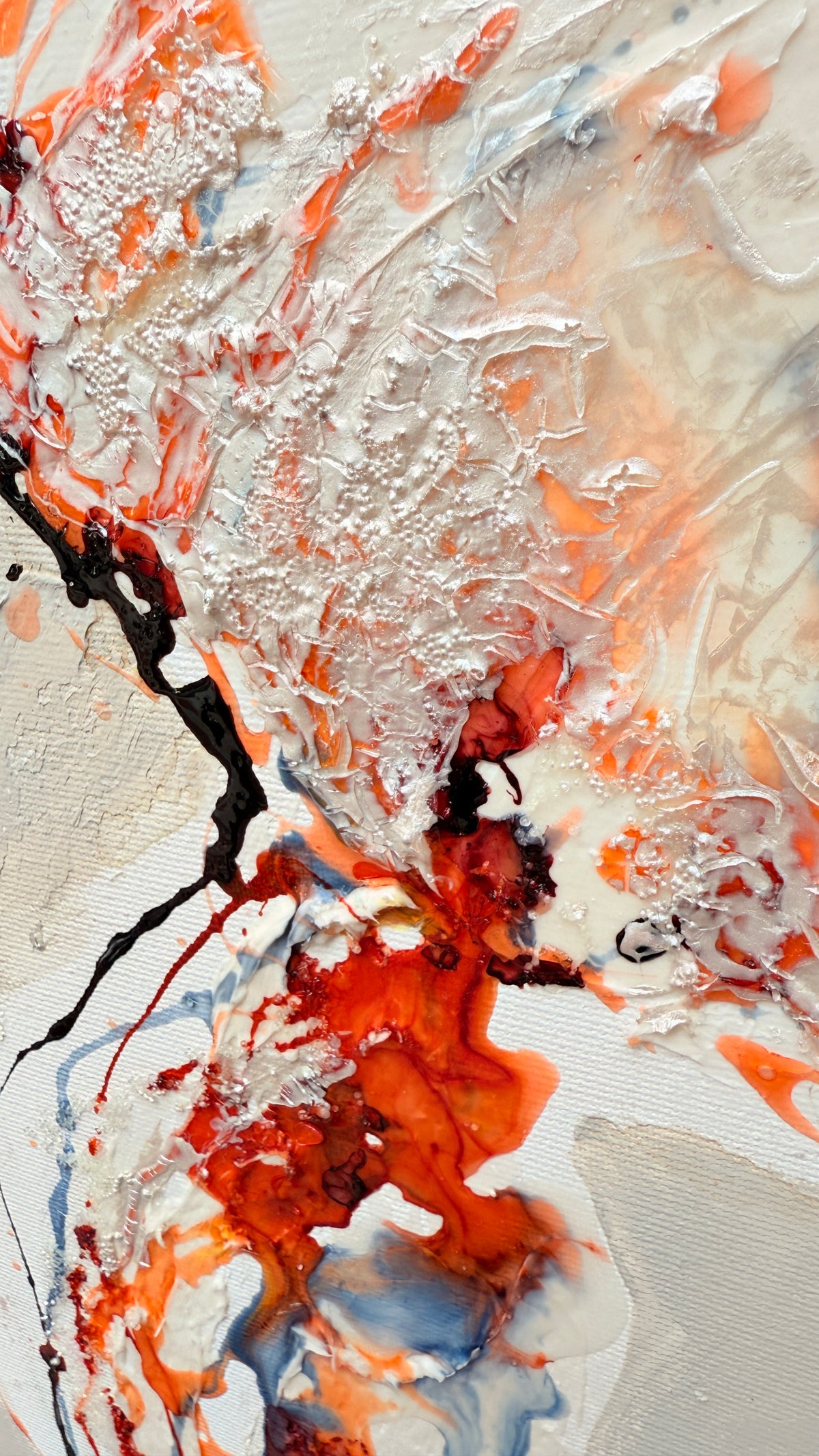 Introverts I – Jellyfish Moltenism Painting, 30x60cm