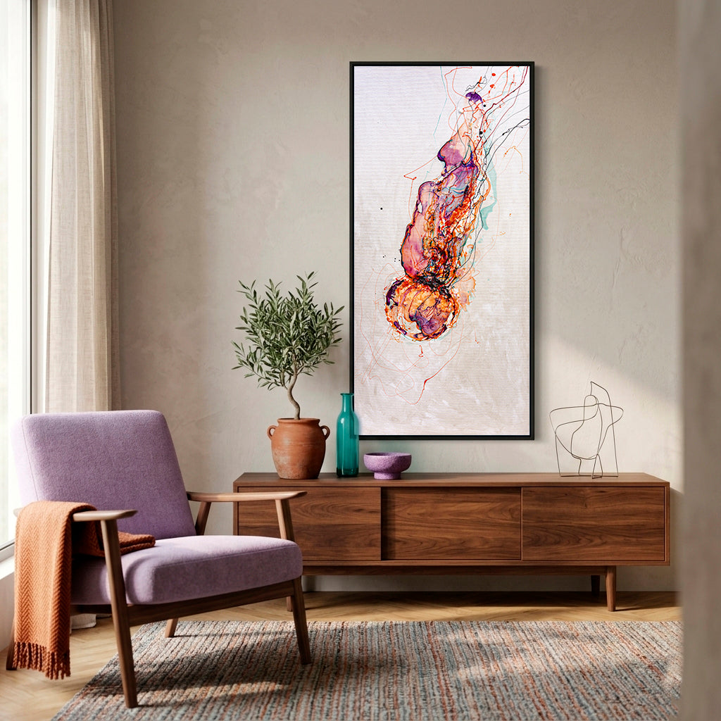 Moltenism, Original painting on canvas, 50x100cm, MO41, Introverts 2026 series