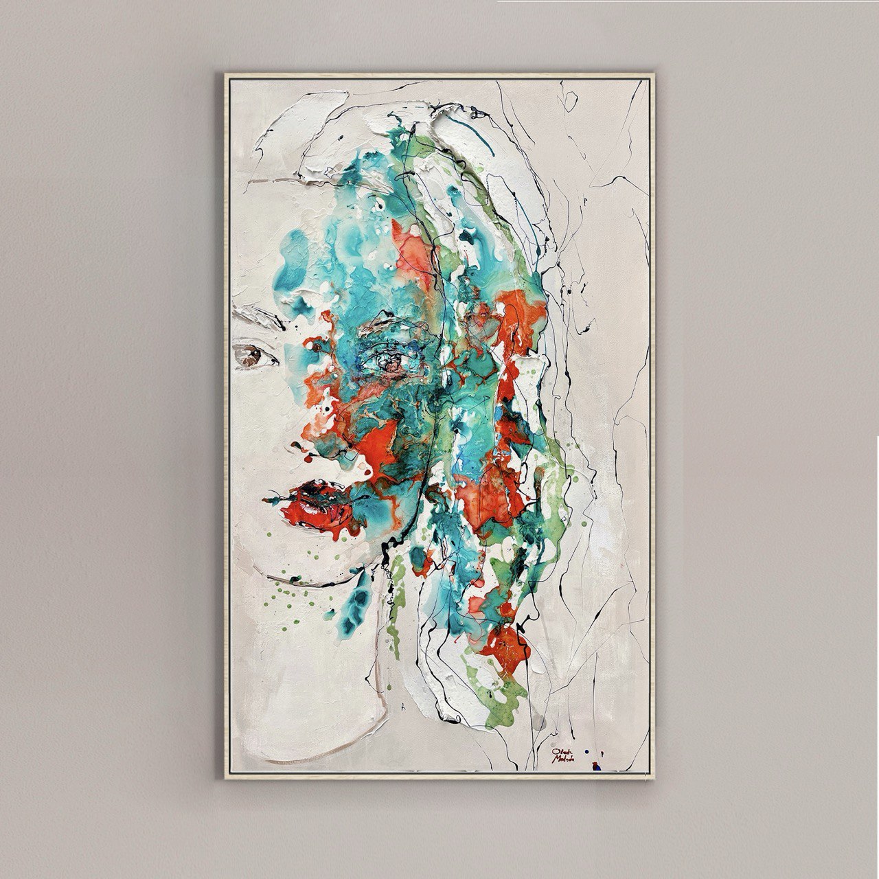 Moltenism, Original painting on canvas, 60x100cm, MO19