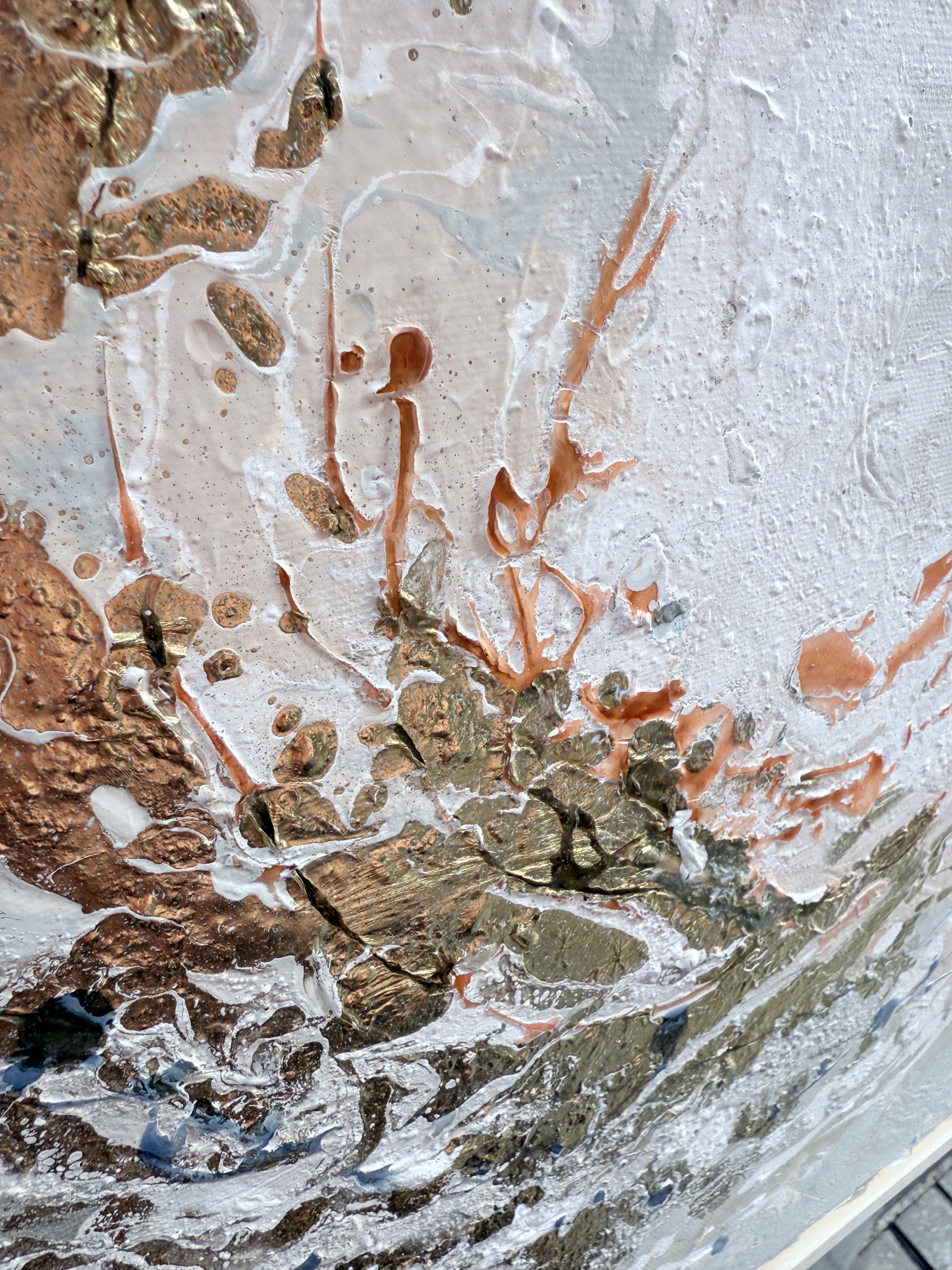 Abstract Floral Artworks, Flower Texture, 50x50cm, diptych