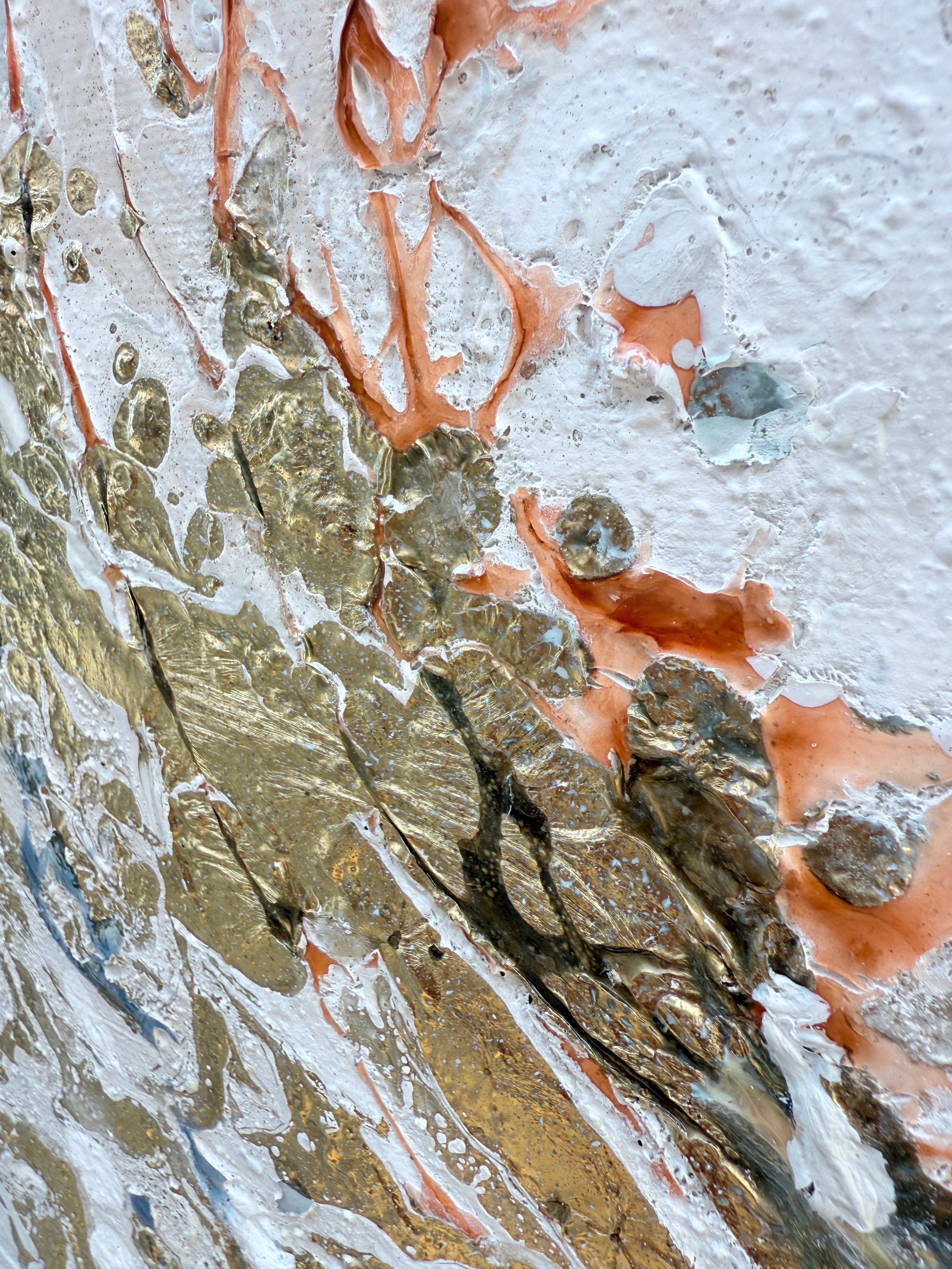 Abstract Floral Artworks, Flower Texture, 50x50cm, diptych