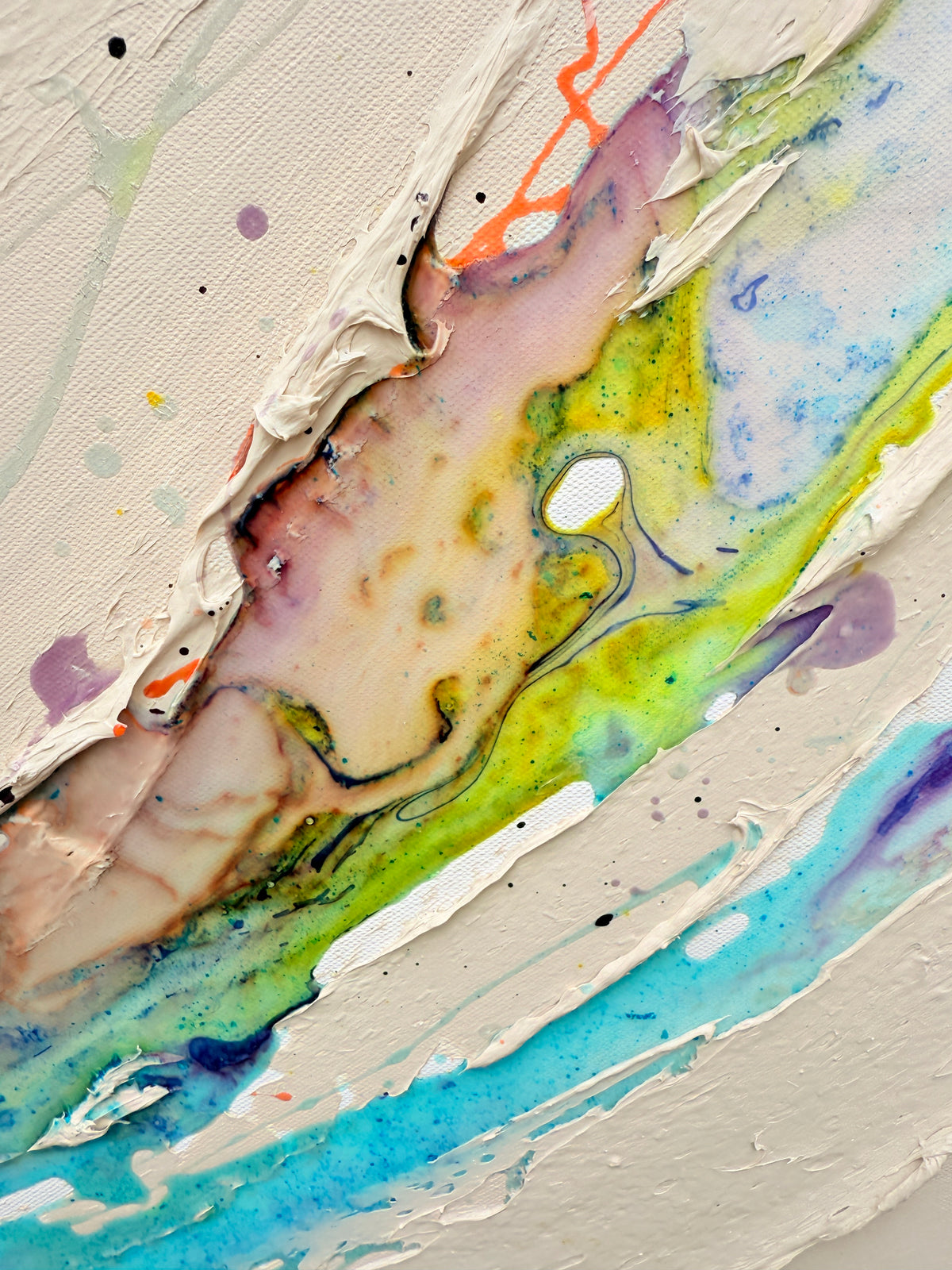 Ignis Nebula – Original Moltenism Painting, 100x140cm