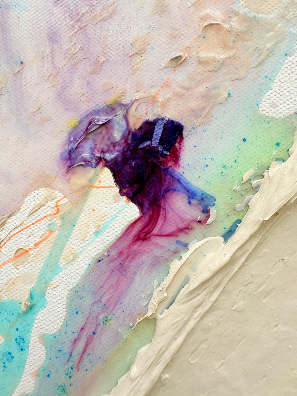 Ignis Nebula – Original Moltenism Painting, 100x140cm
