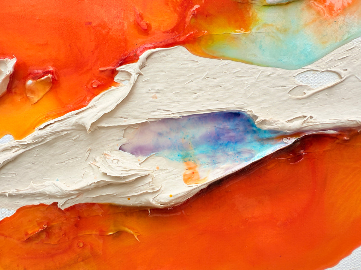 Solar Reef – Original Moltenism Painting, 100x140cm