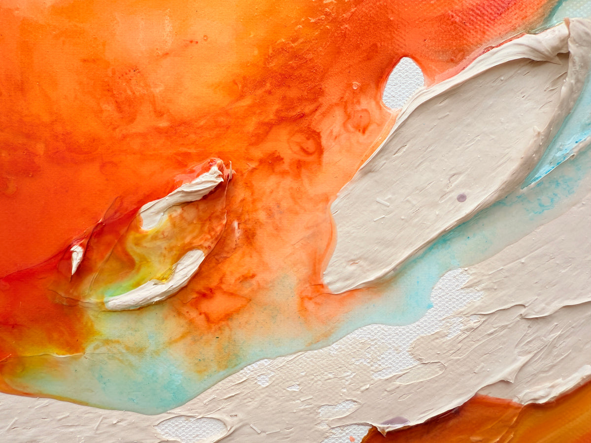 Solar Reef – Original Moltenism Painting, 100x140cm