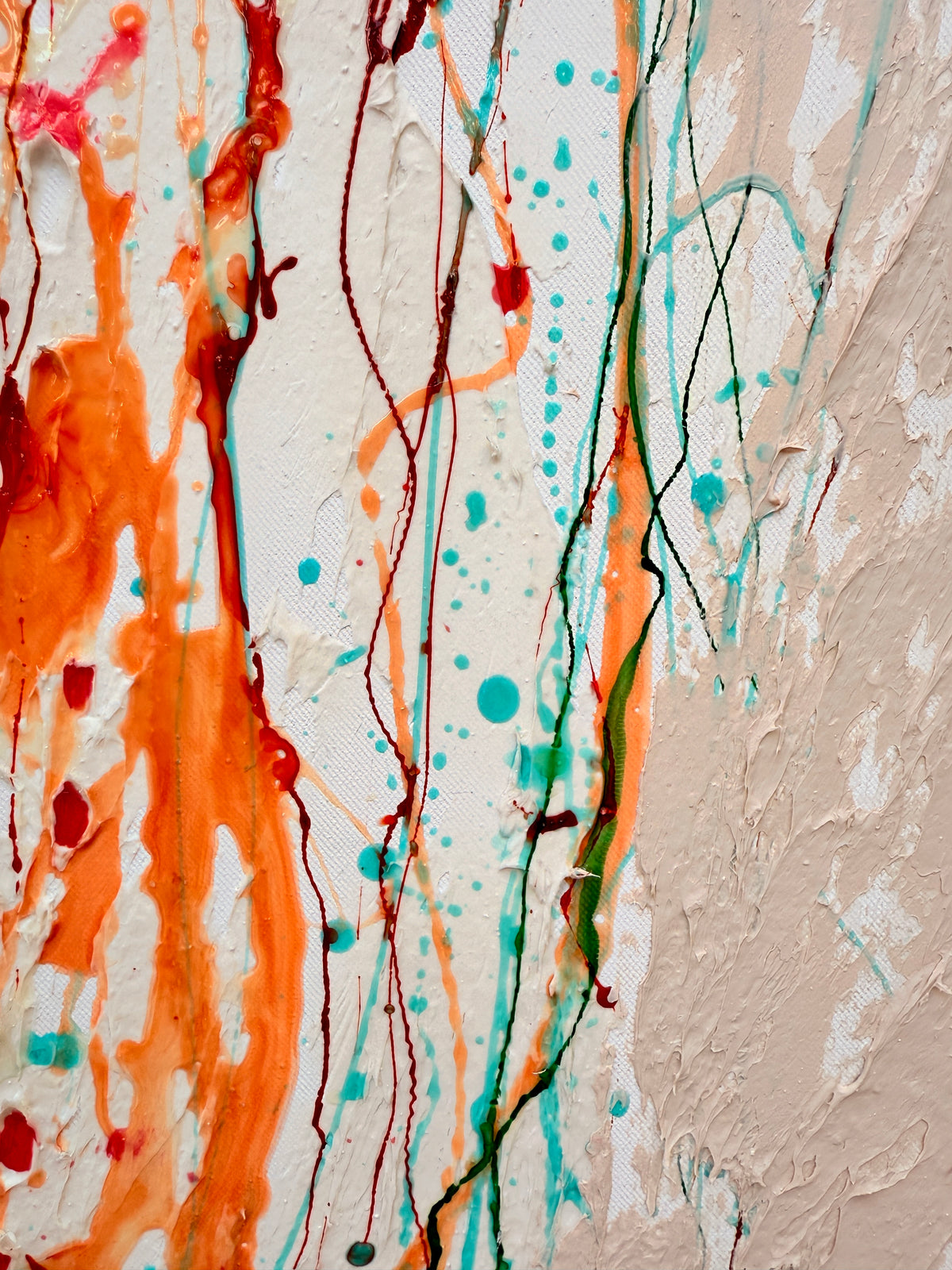 Sirocco Sail – Moltenism Abstract Painting, 80x120cm