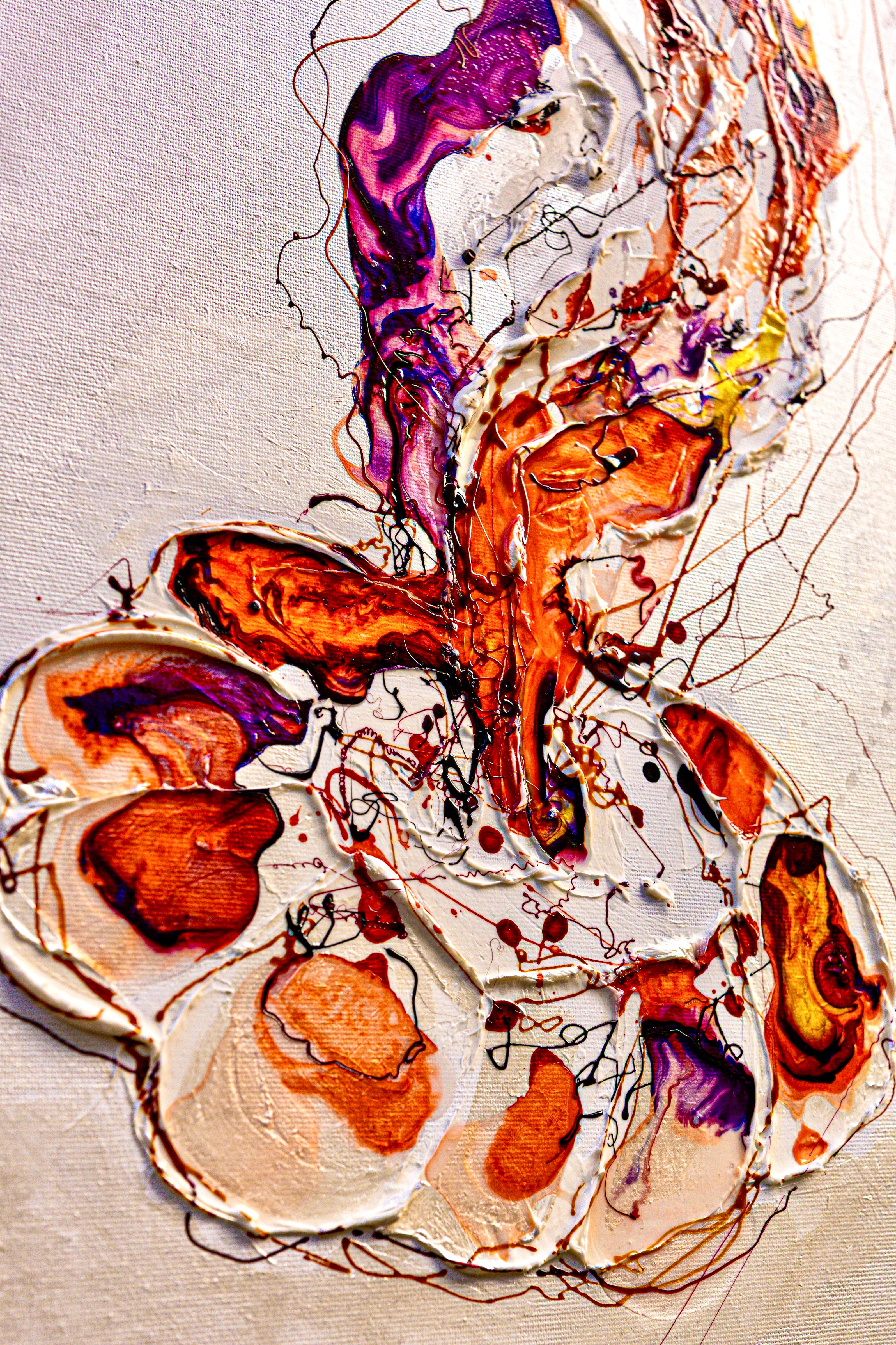 Moltenism, Original painting on canvas, 50x100cm, MO49, Introverts 2026 series