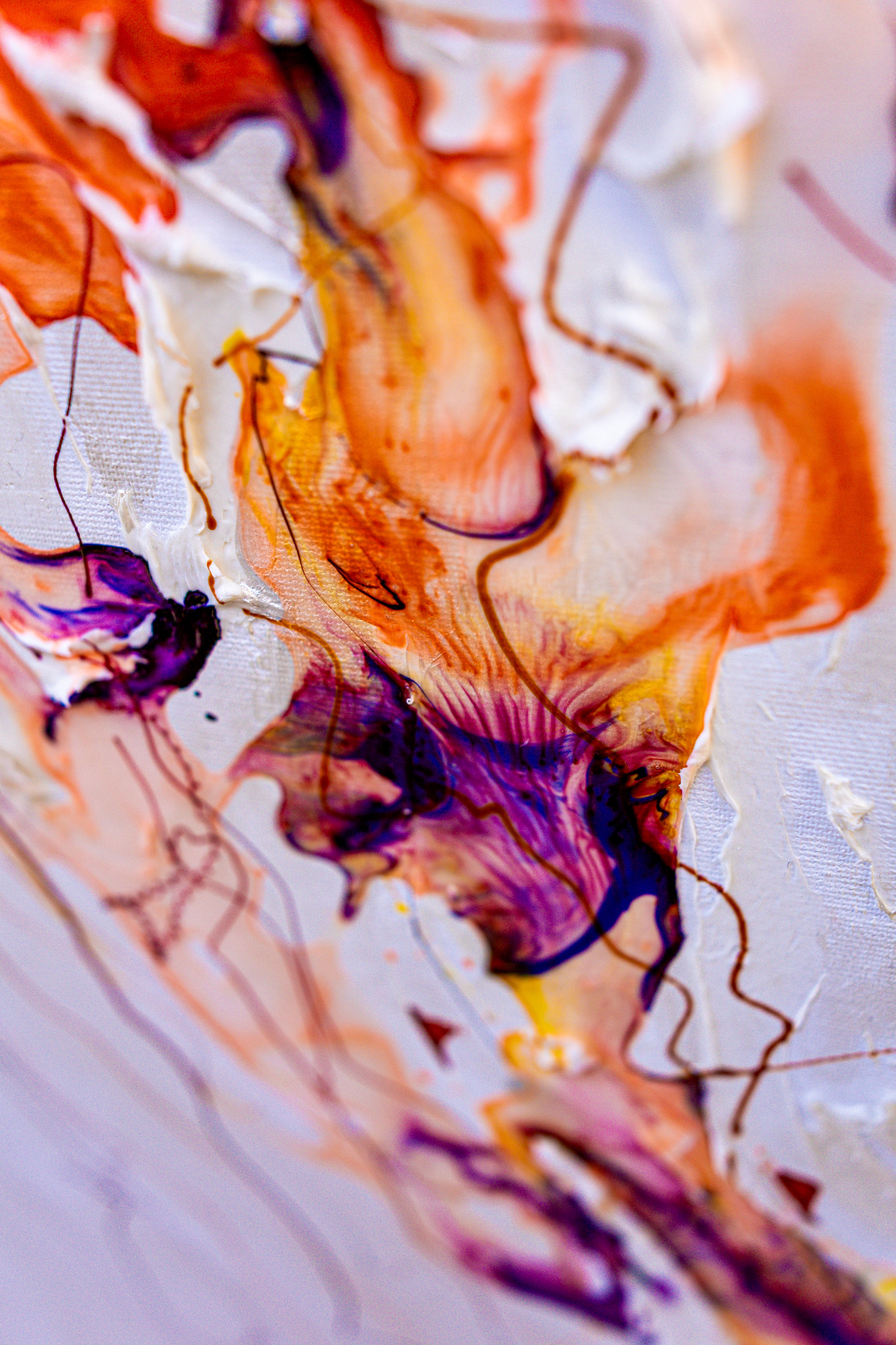 Moltenism, Original painting on canvas, 50x100cm, MO47, Introverts 2026 series