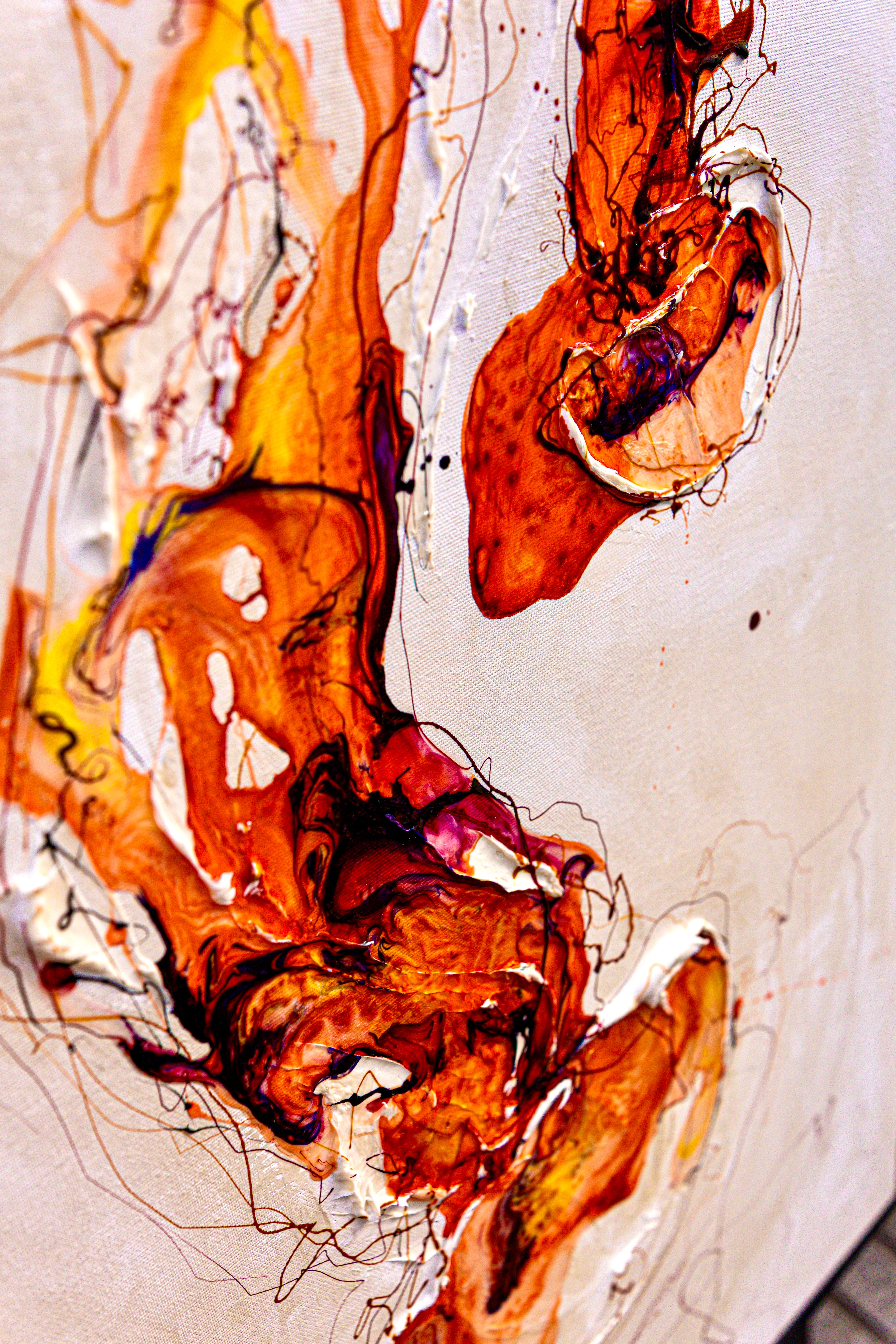 SOLD Moltenism, Original painting on canvas, 50x100cm, MO48, Introverts 2026 series