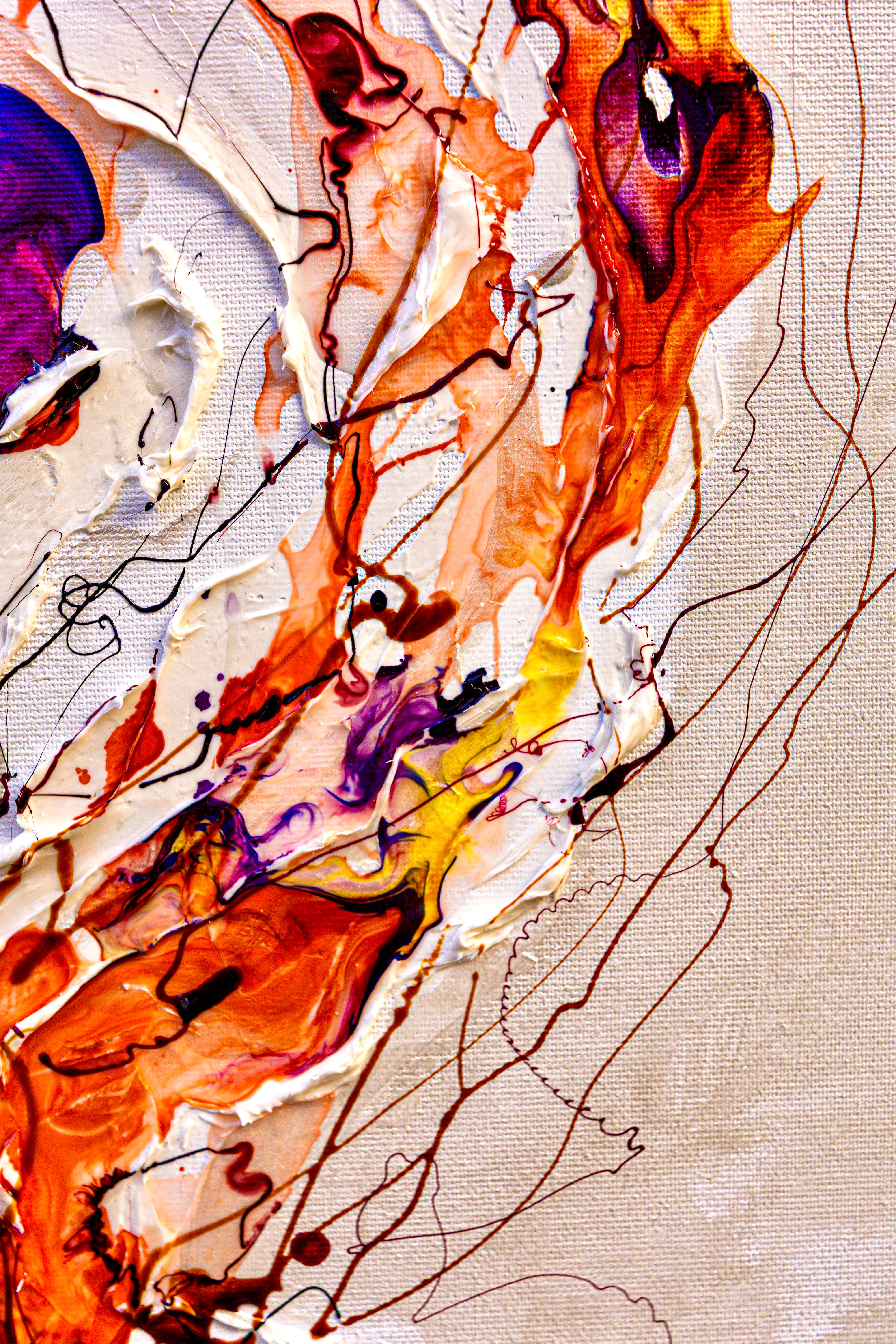 Moltenism, Original painting on canvas, 50x100cm, MO49, Introverts 2026 series