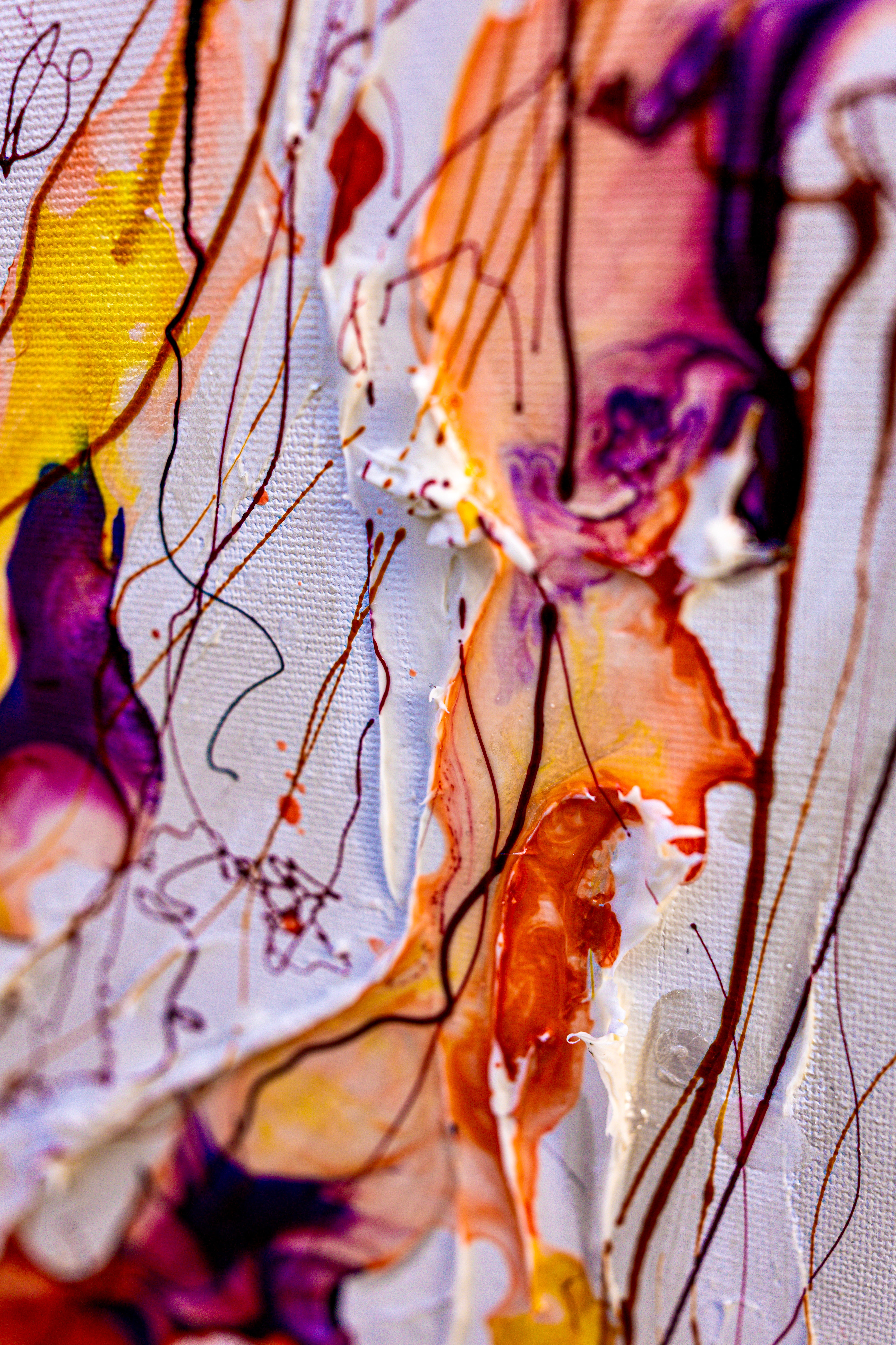 Moltenism, Original painting on canvas, 50x100cm, MO50, Introverts 2026 series