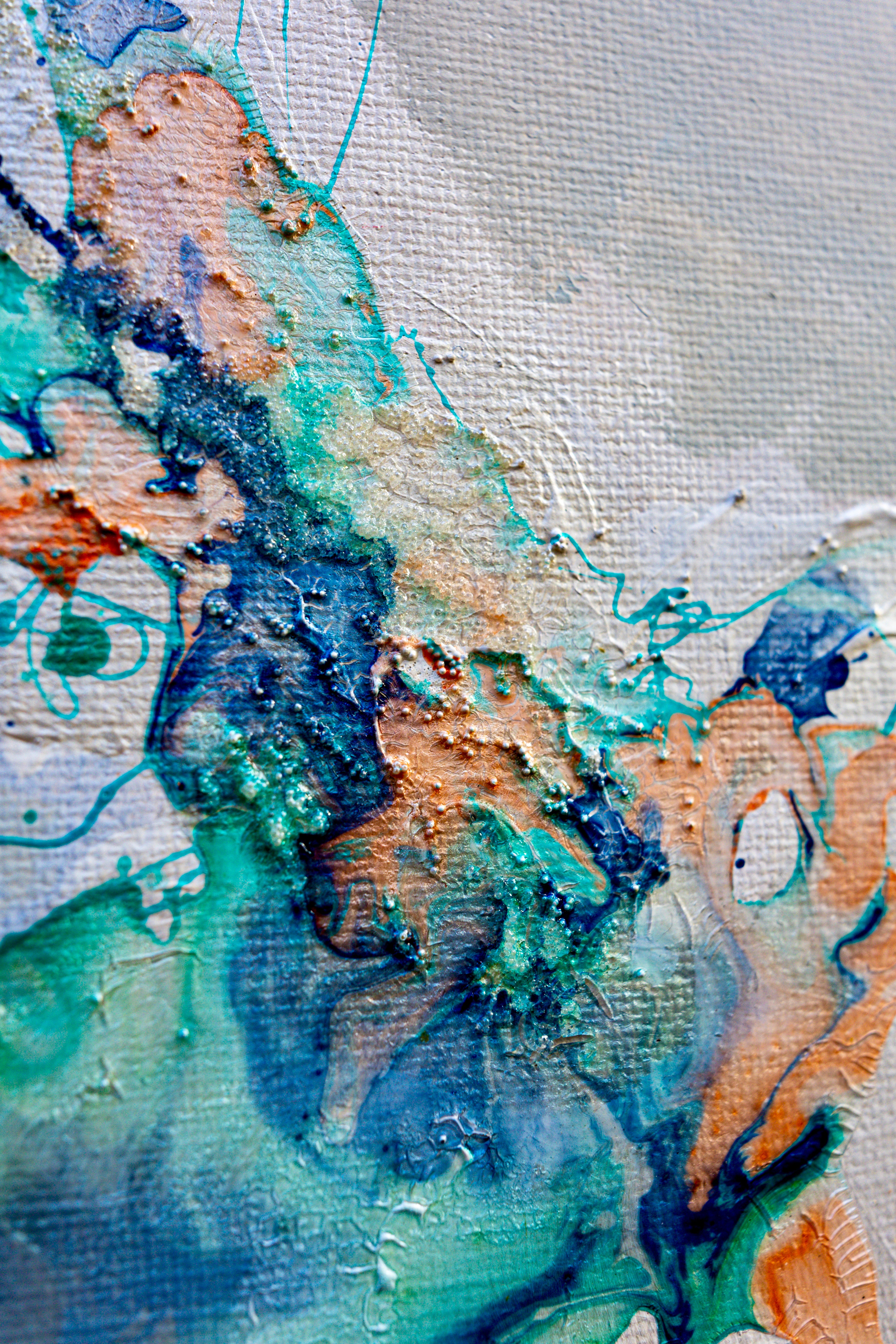 Moltenism, Original painting on canvas, 35x70cm, MO52, Introverts 2026 series