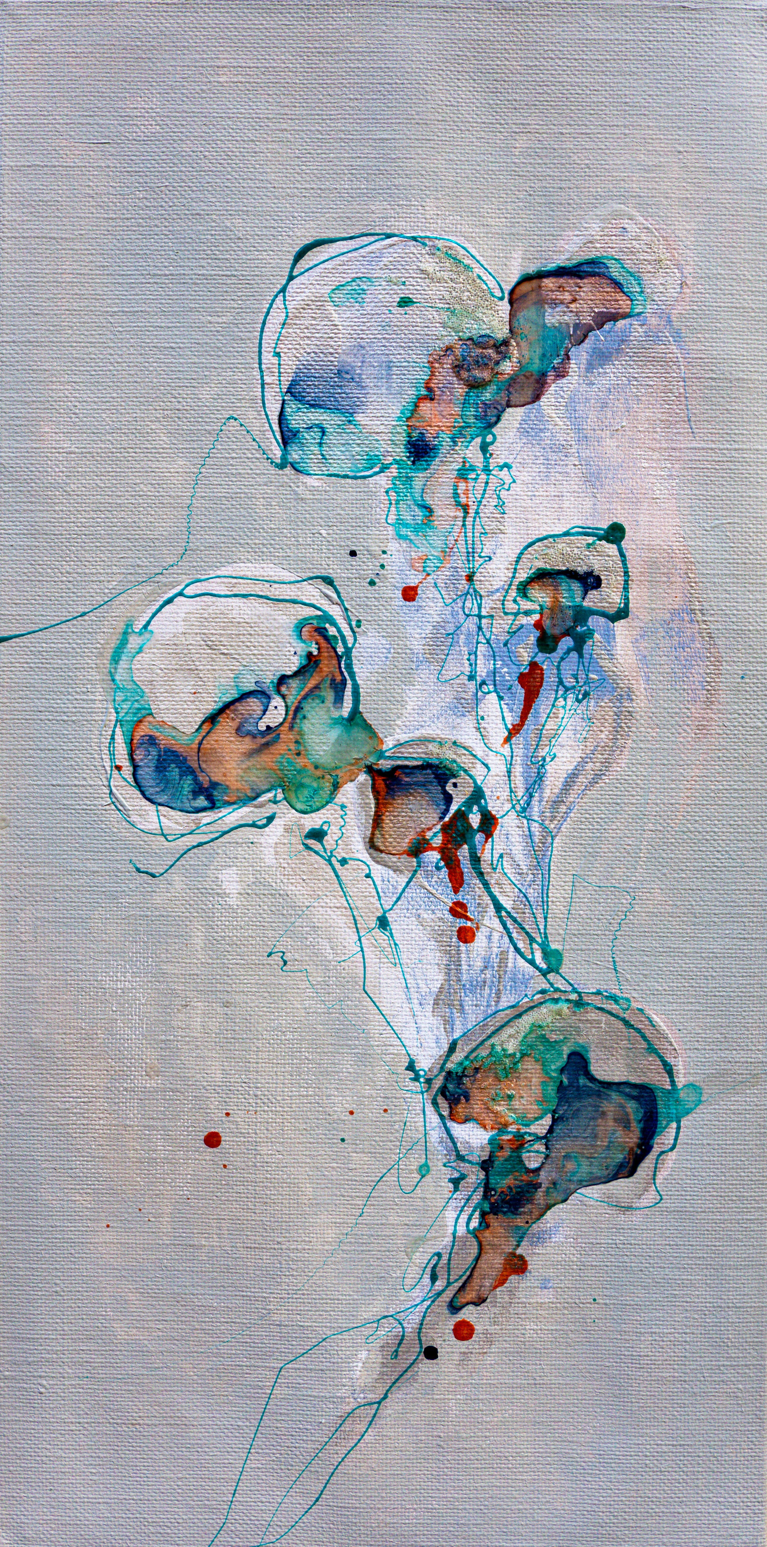 Moltenism, Original painting on canvas, 35x70cm, MO53, Introverts 2026 series