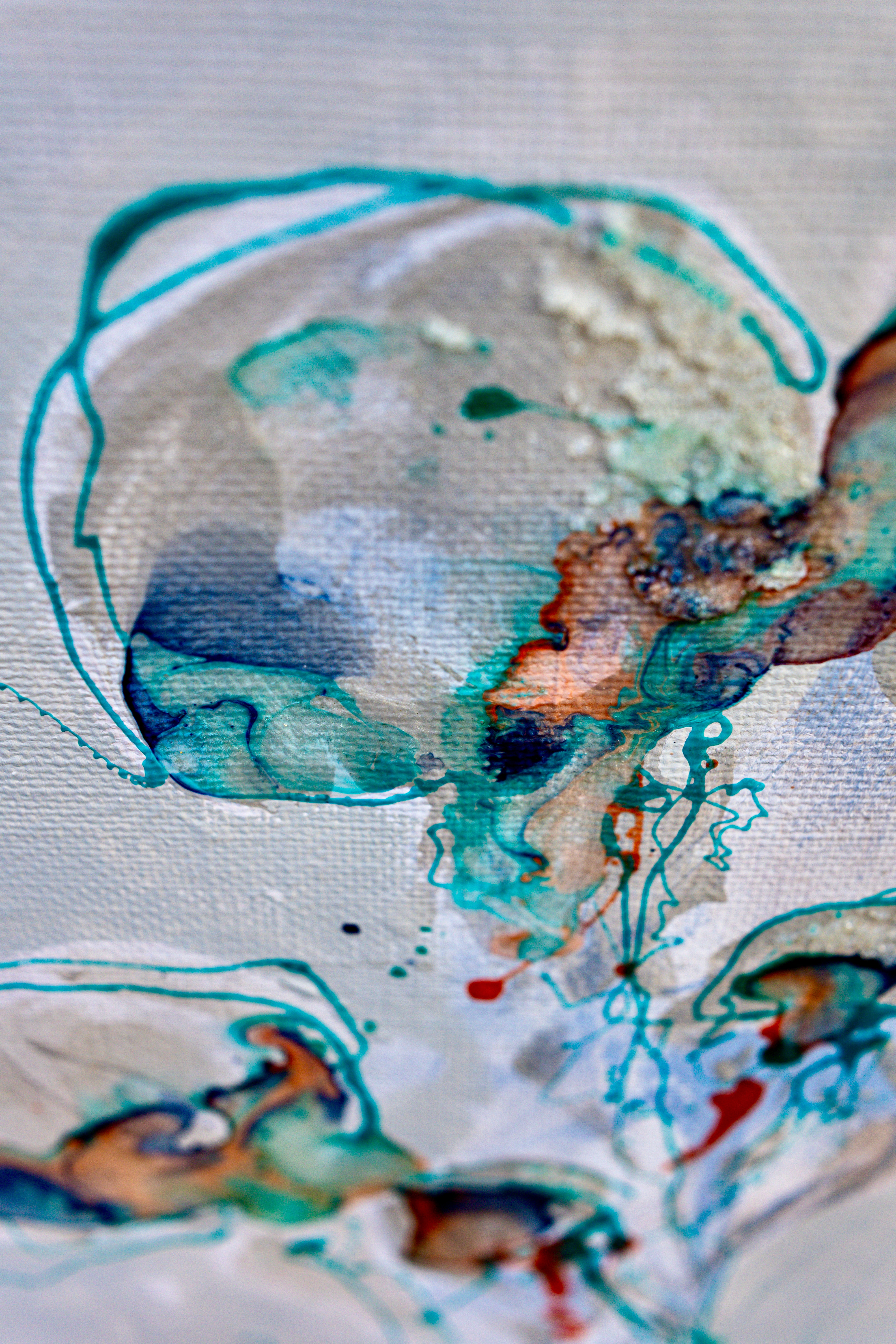 Moltenism, Original painting on canvas, 35x70cm, MO53, Introverts 2026 series