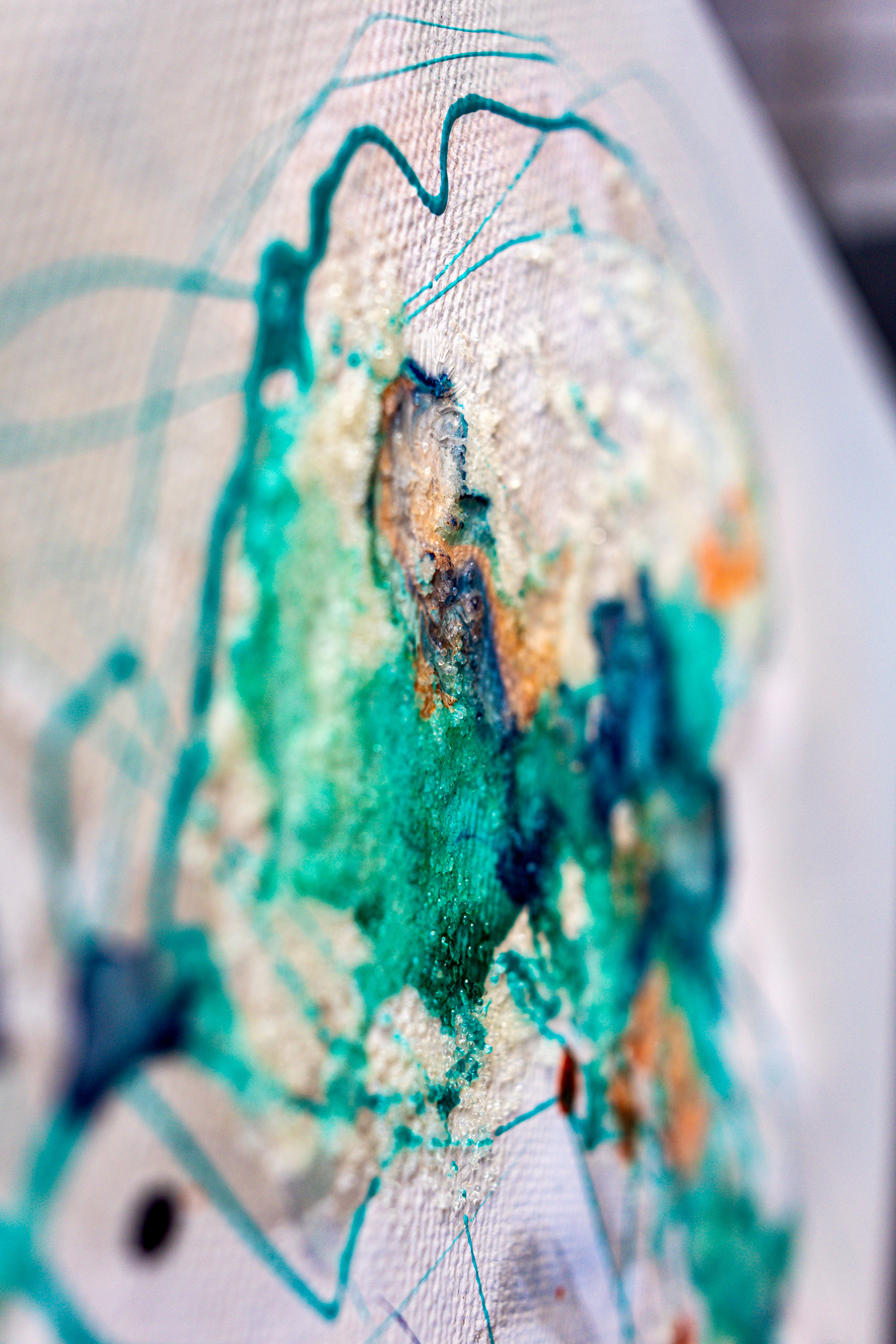 Moltenism, Original painting on canvas, 35x70cm, MO55, Introverts 2026 series