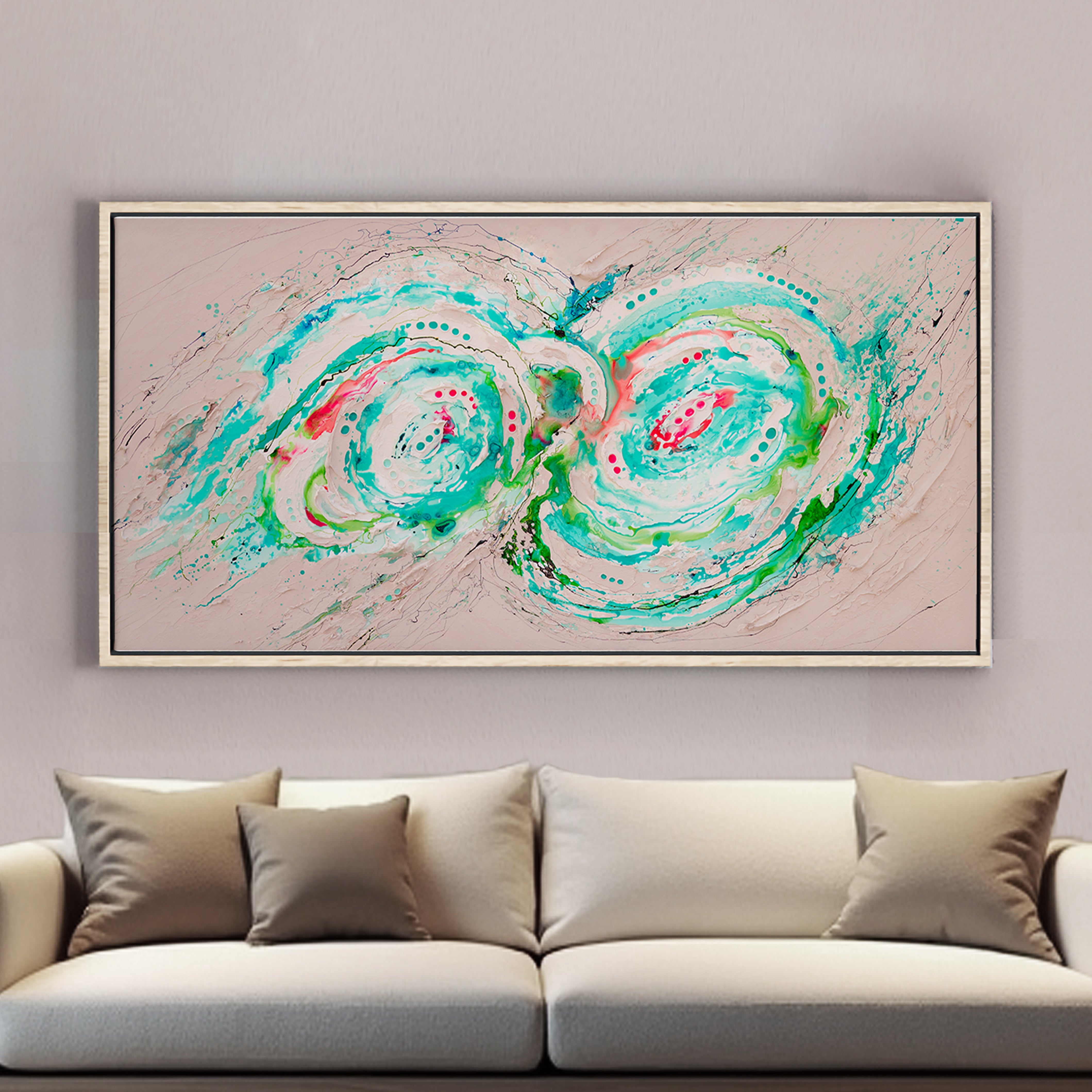 Moltenism, Original painting on canvas, 100x200cm, MO16
