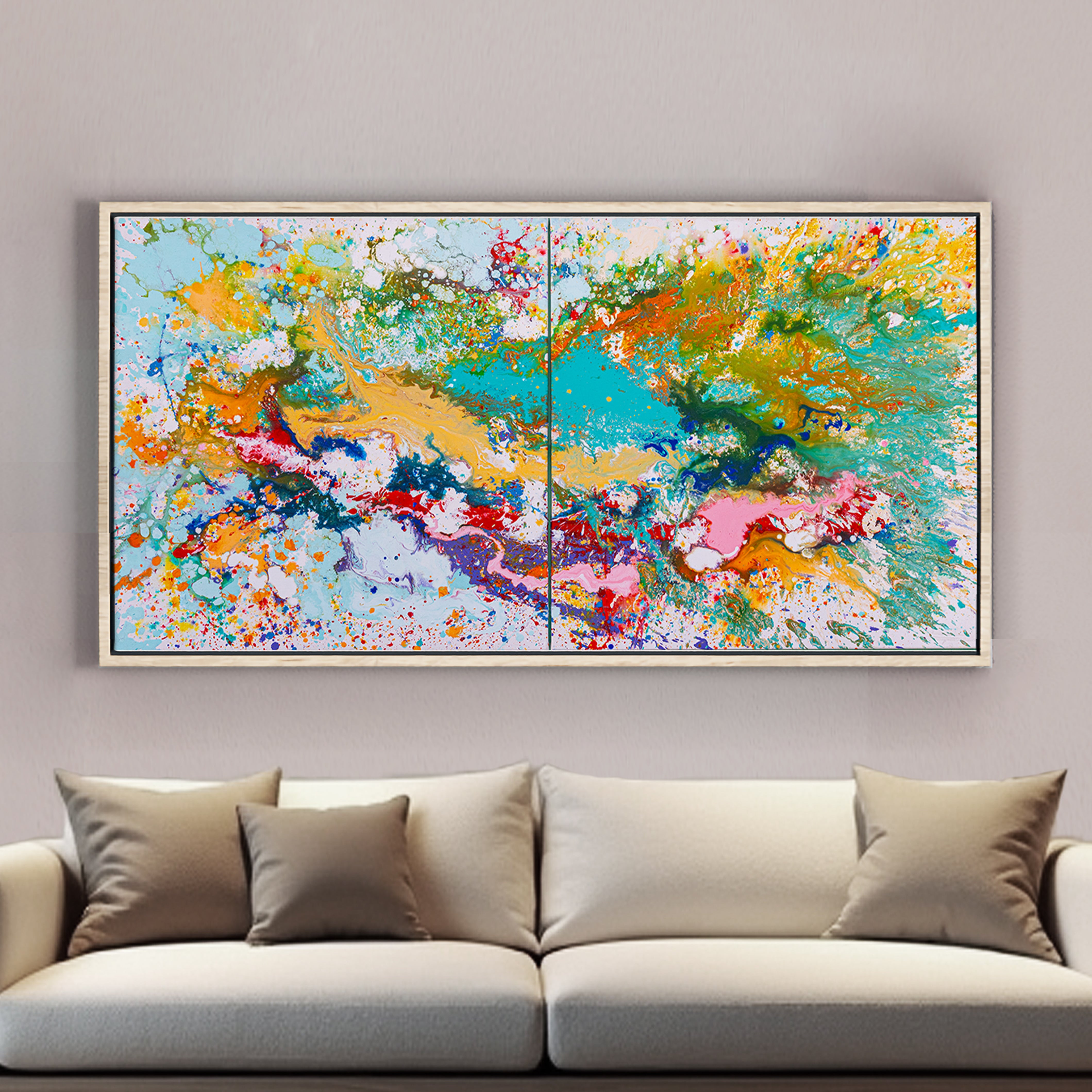 Original painting on canvas, 80x160cm, MONA5