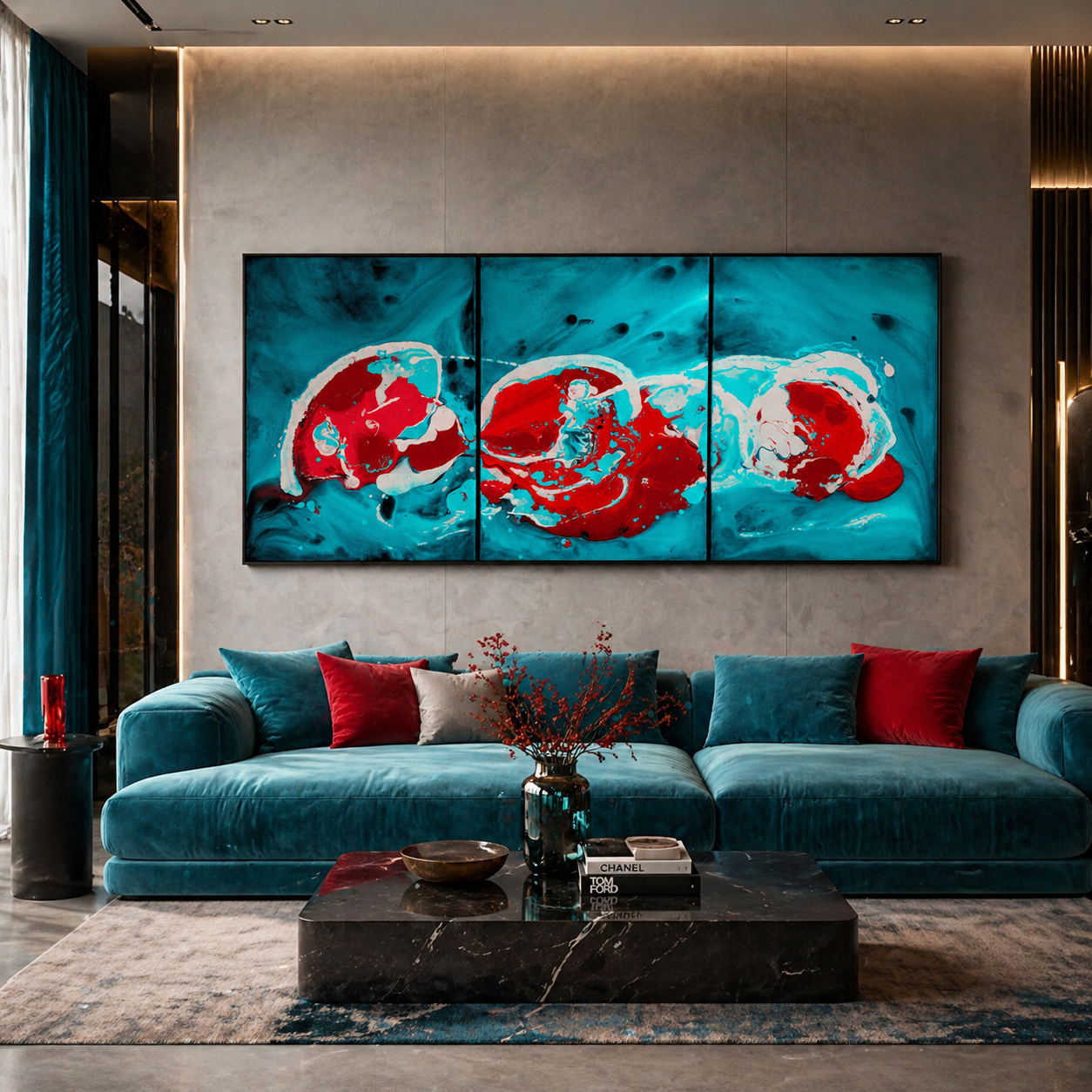 Original painting on canvas, 80x180cm, MONA7