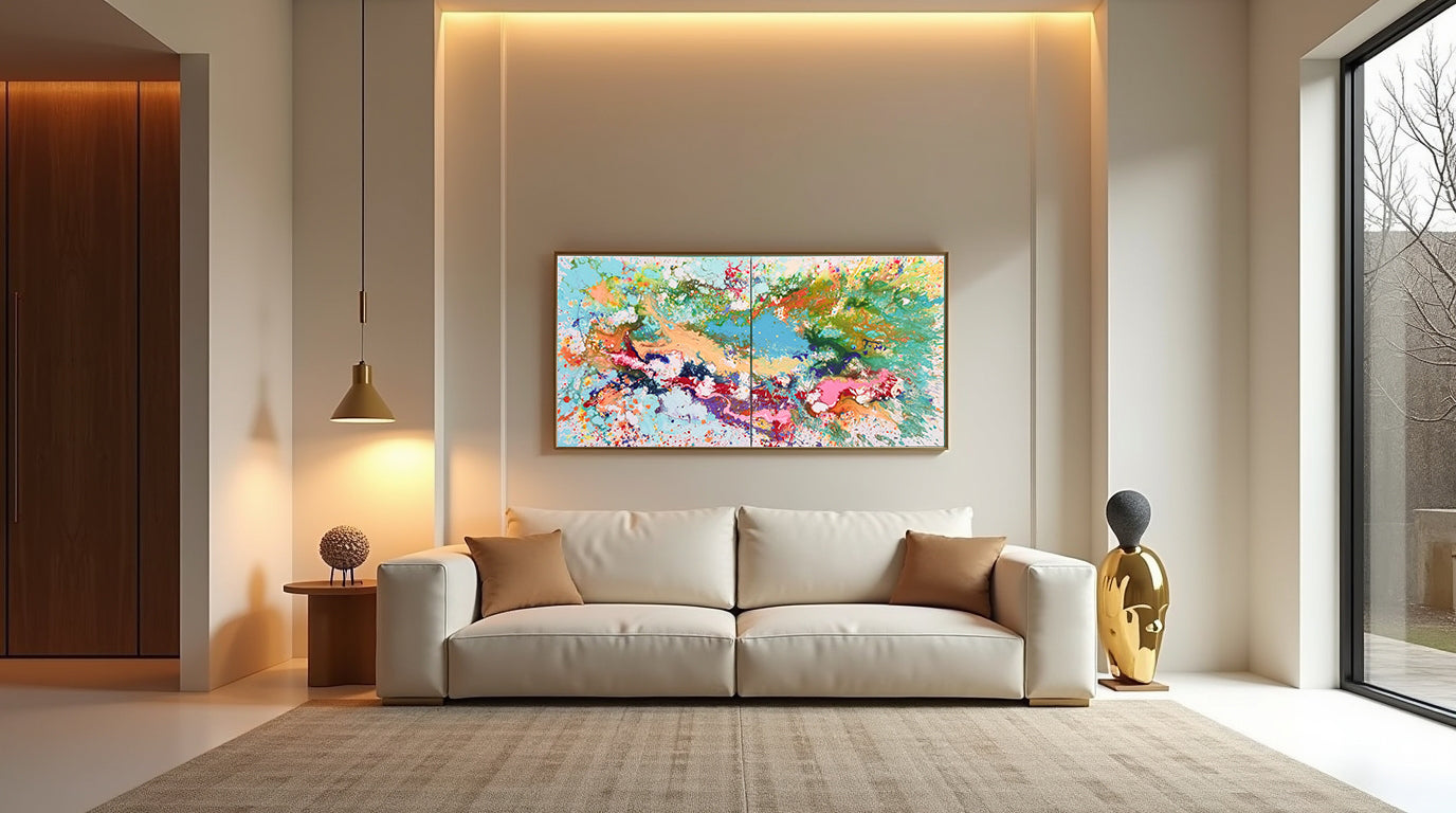 Original painting on canvas, 80x160cm, MONA5
