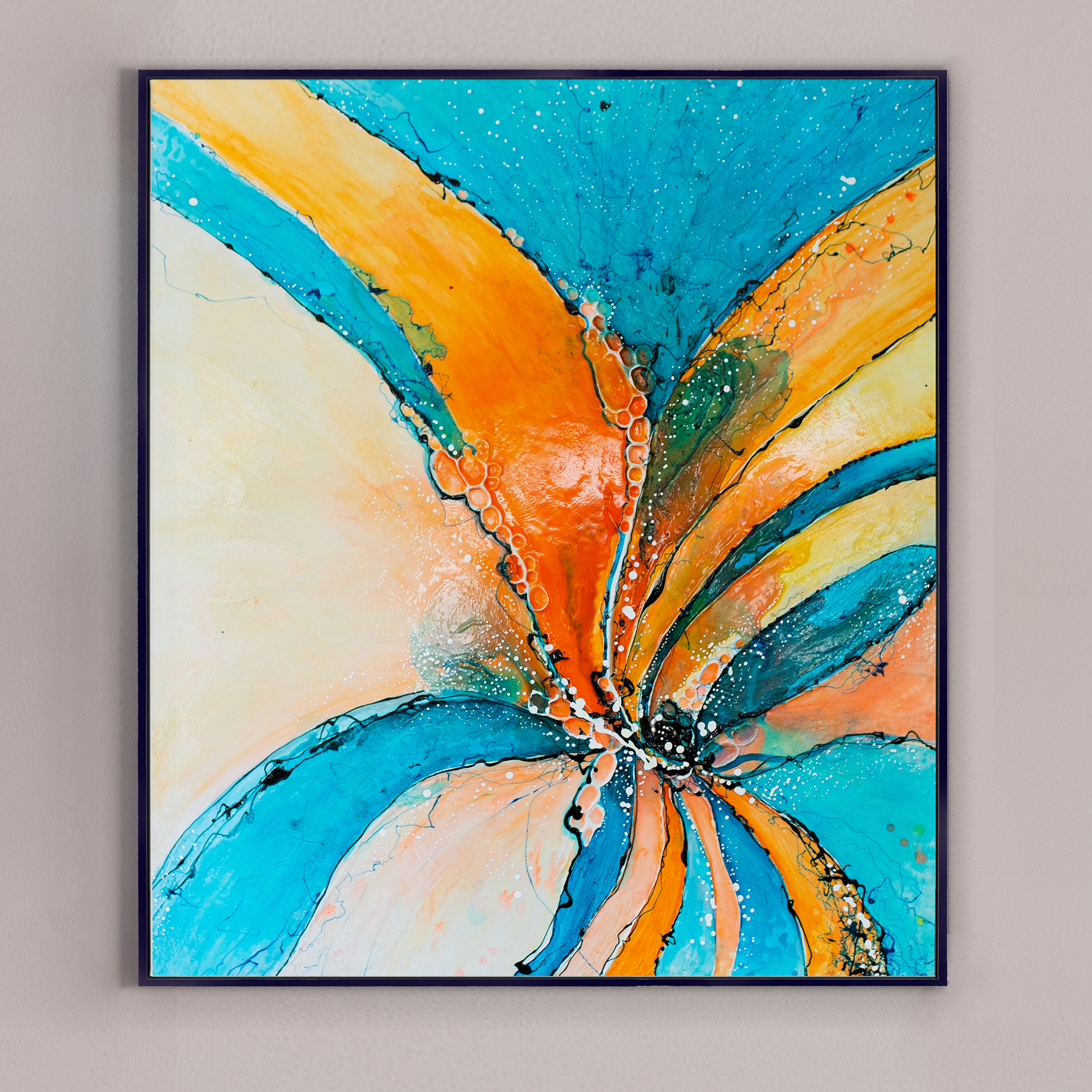 Moltenism, Original painting on canvas, 80x90cm, MO31