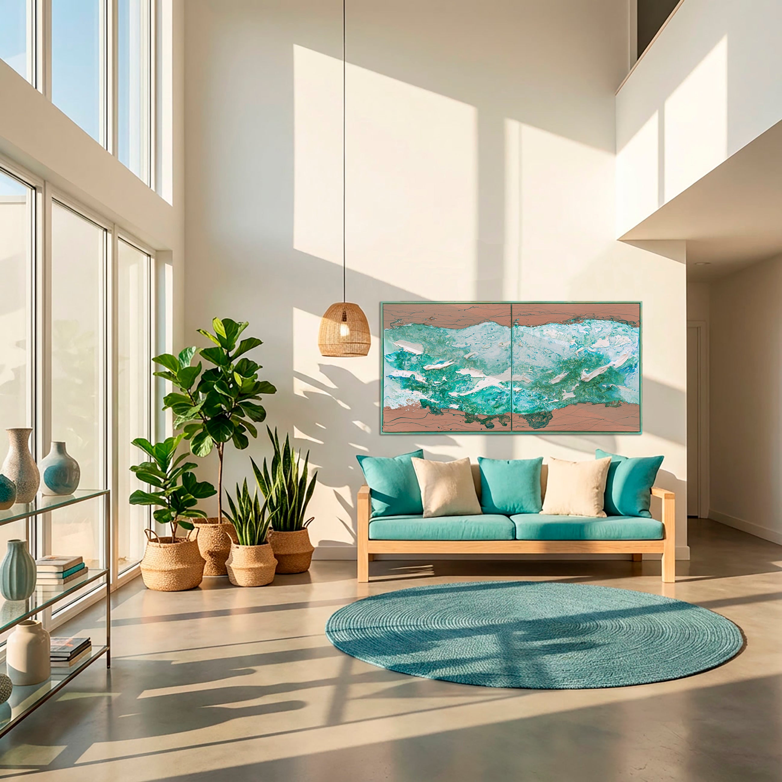 Moltenism, Original painting on canvas, 80x160cm, MO32