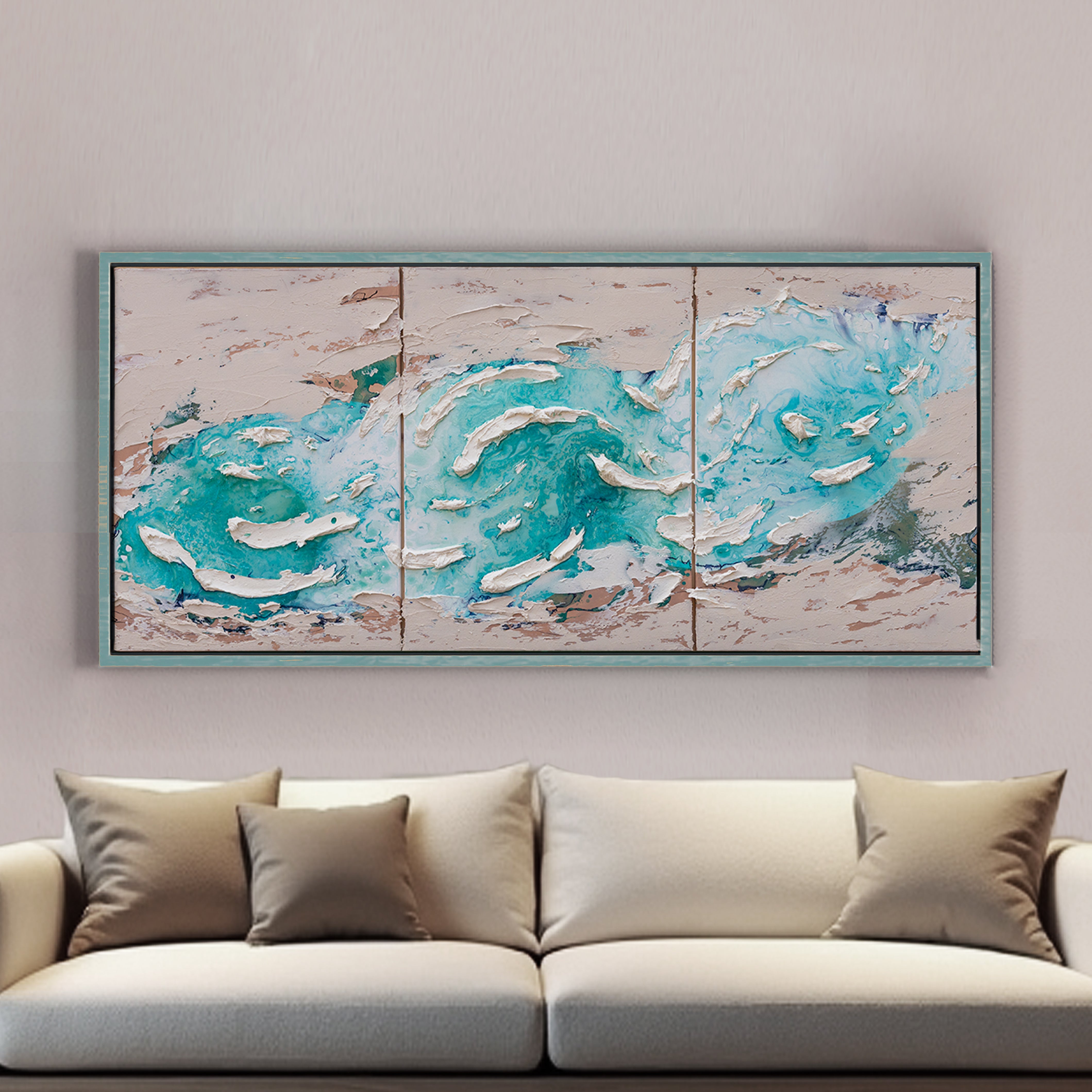 Moltenism, Original painting on canvas, 80x180cm, MO35