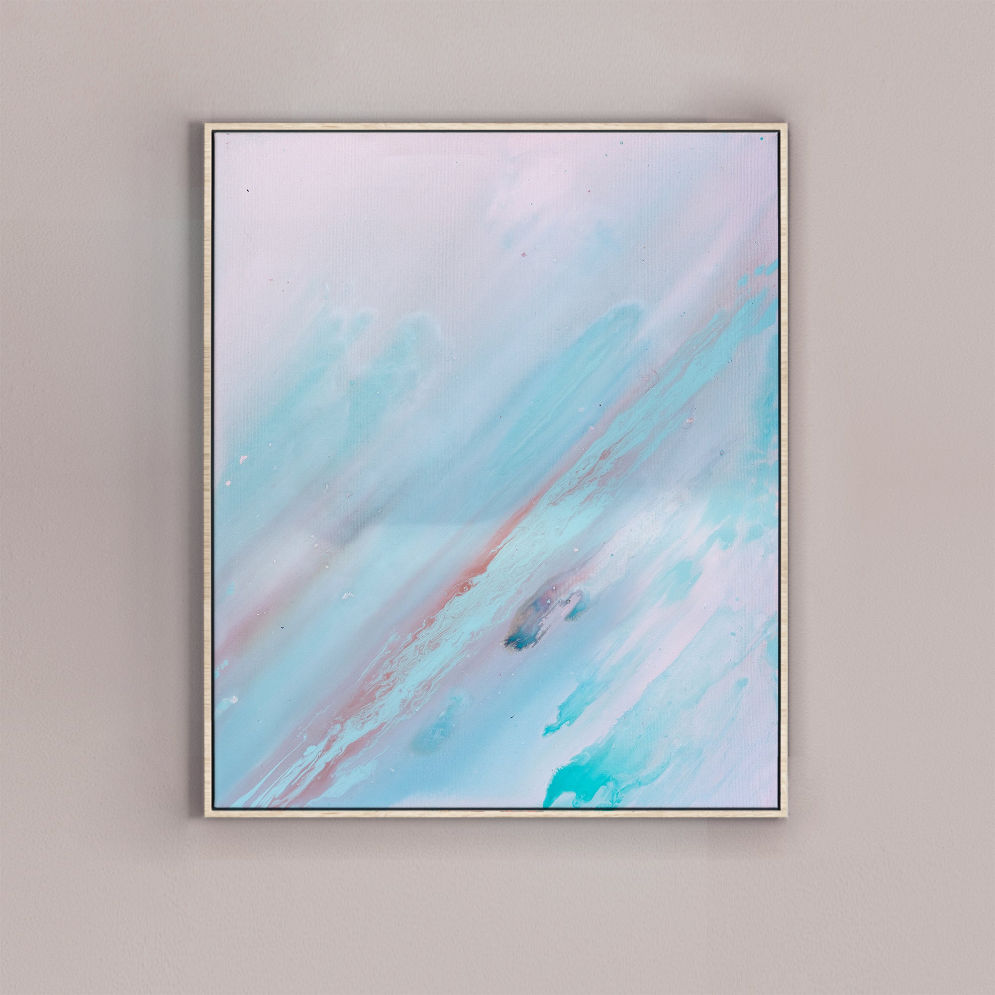 Original painting on canvas, 50x60cm, Into The Blue M12