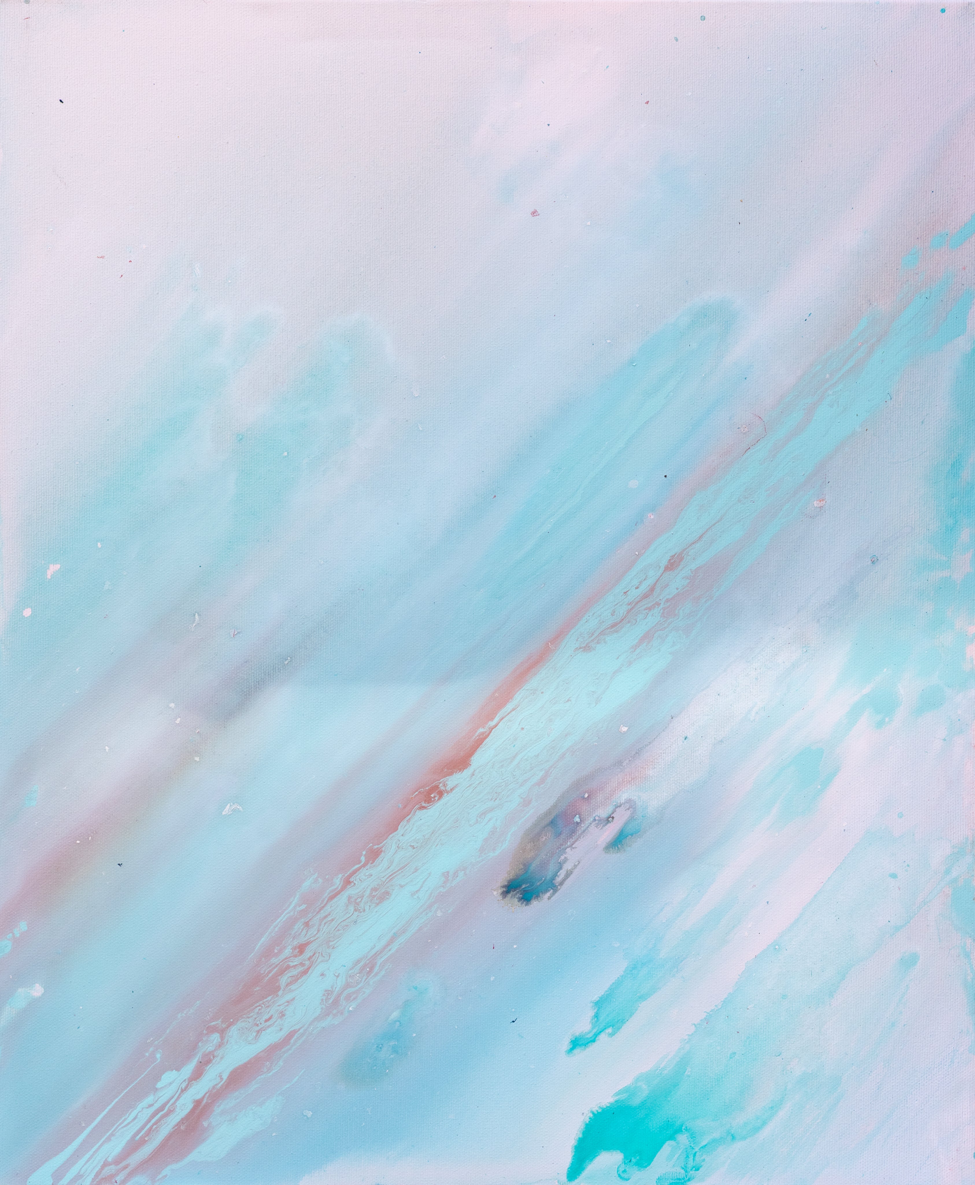 Original painting on canvas, 50x60cm, Into The Blue M12