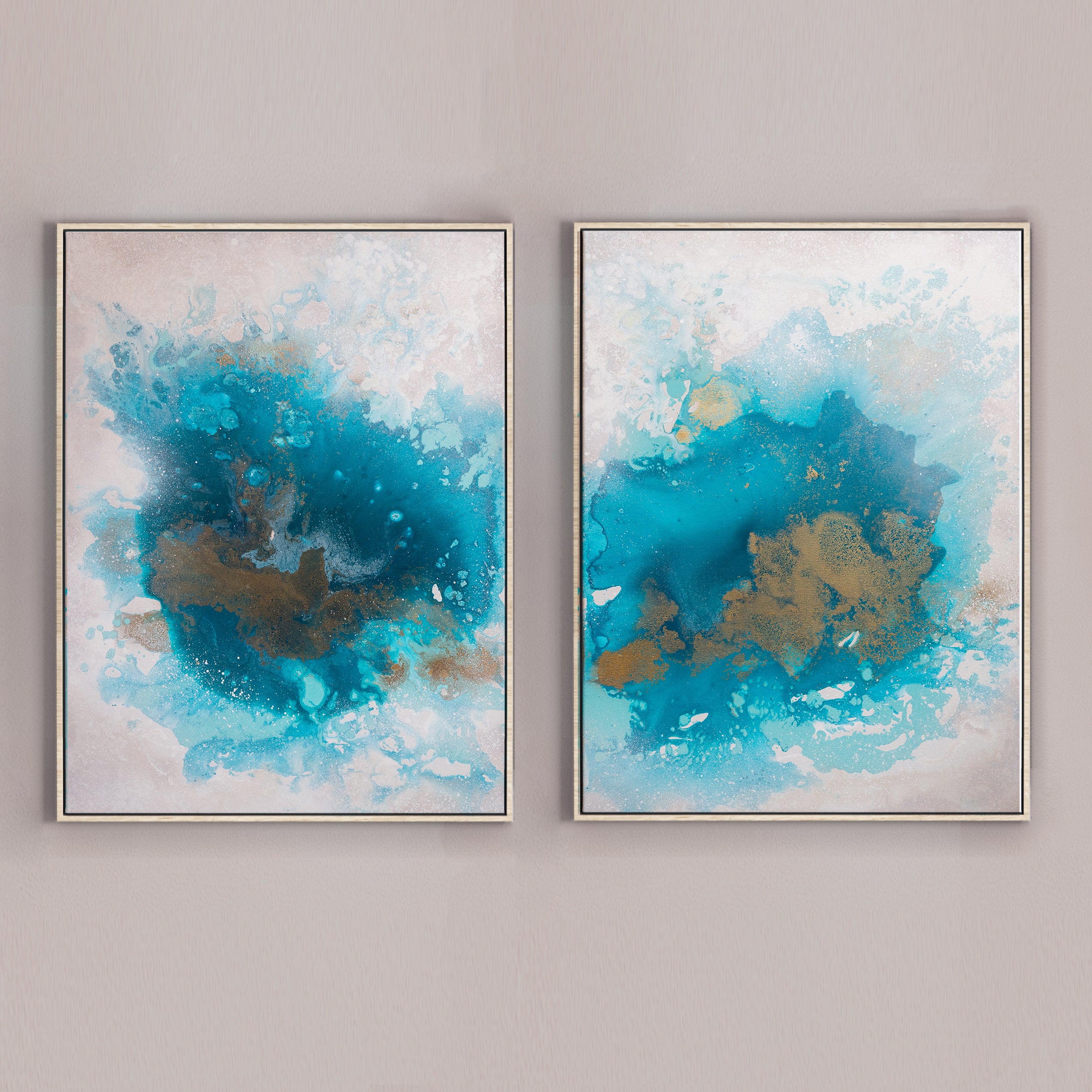 Original painting on canvas, 80x120cm, Into The Blue M17